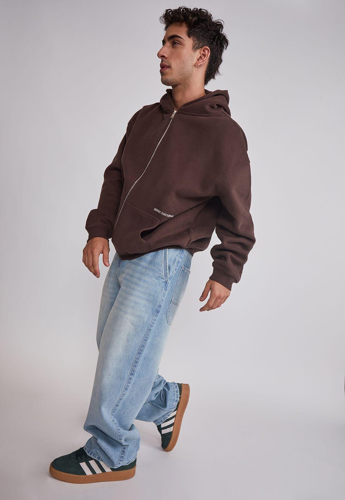 Jeans Hombre Skater Cierre Celeste Sioux-3