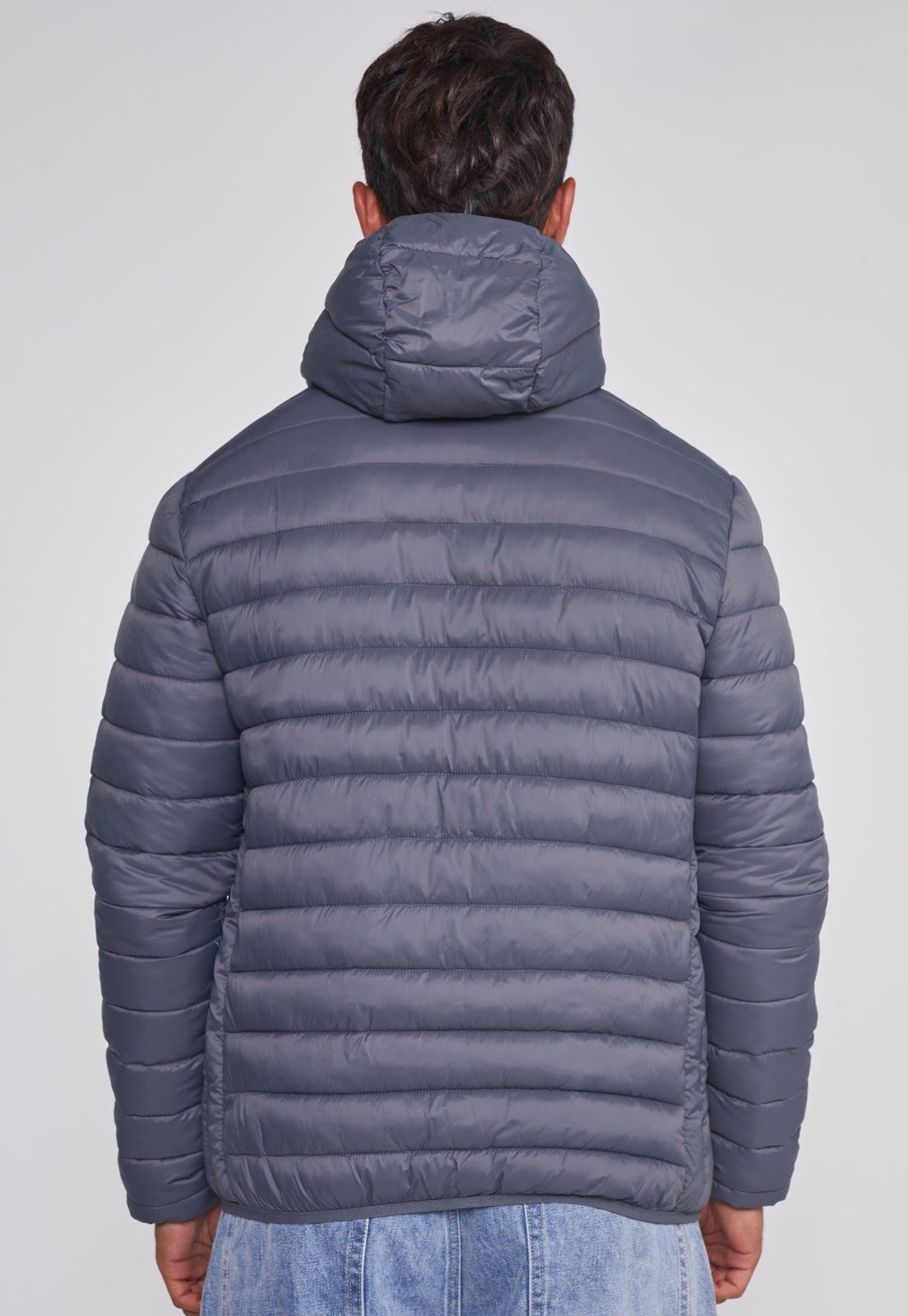 Parka Hombre Basica Con Gorro Gris Sioux-1