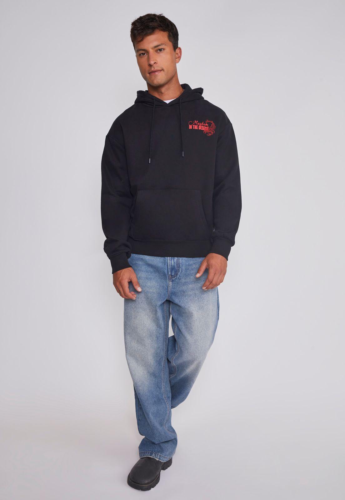 Polerón Hombre Alambre Negro Sioux-2