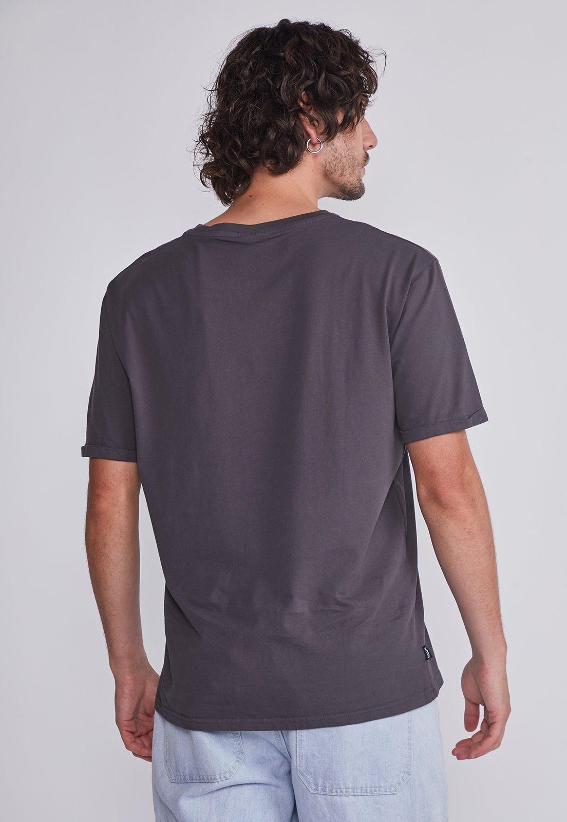 Polera Hombre Acero Letras Positive Sioux-3