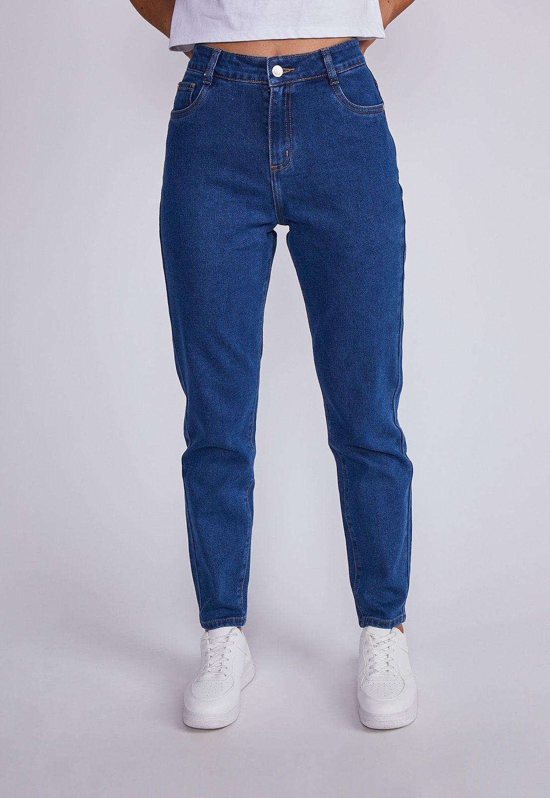 Jeans Mujer Azul Slim Fit Tiro Alto Sioux-0