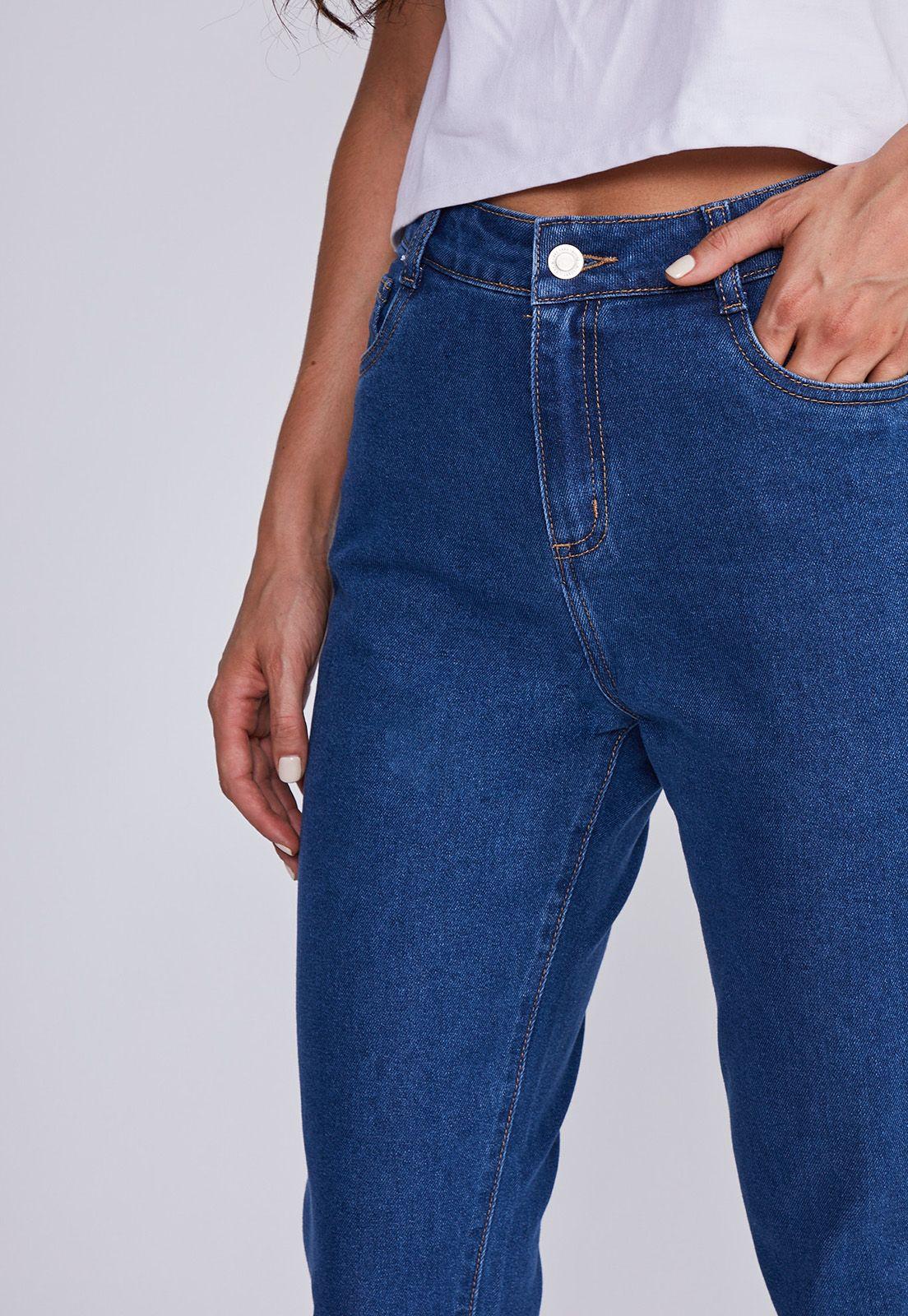 Jeans Mujer Azul Slim Fit Tiro Alto Sioux-1