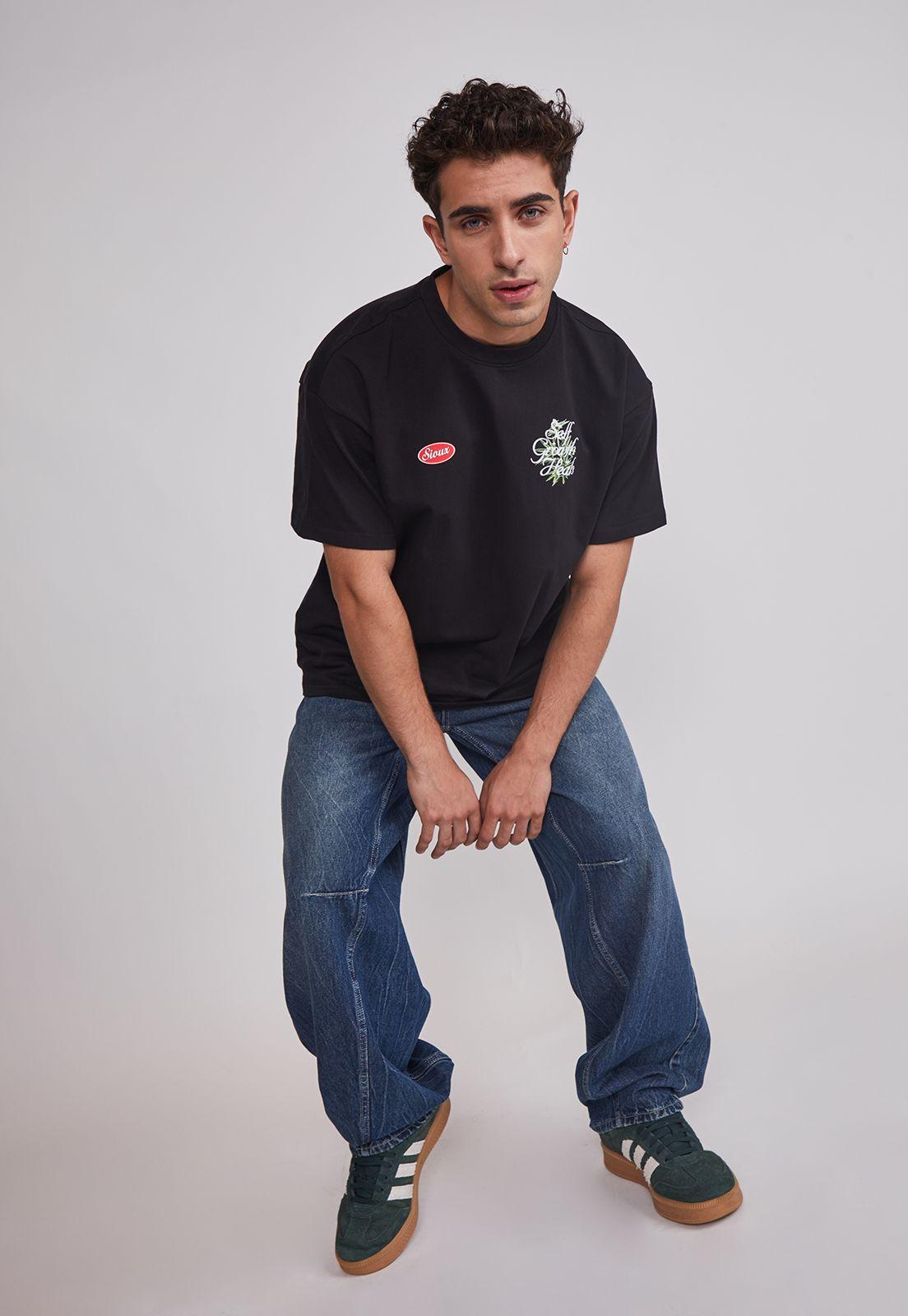 Jeans Hombre Ballong Moda Azul Sioux-3