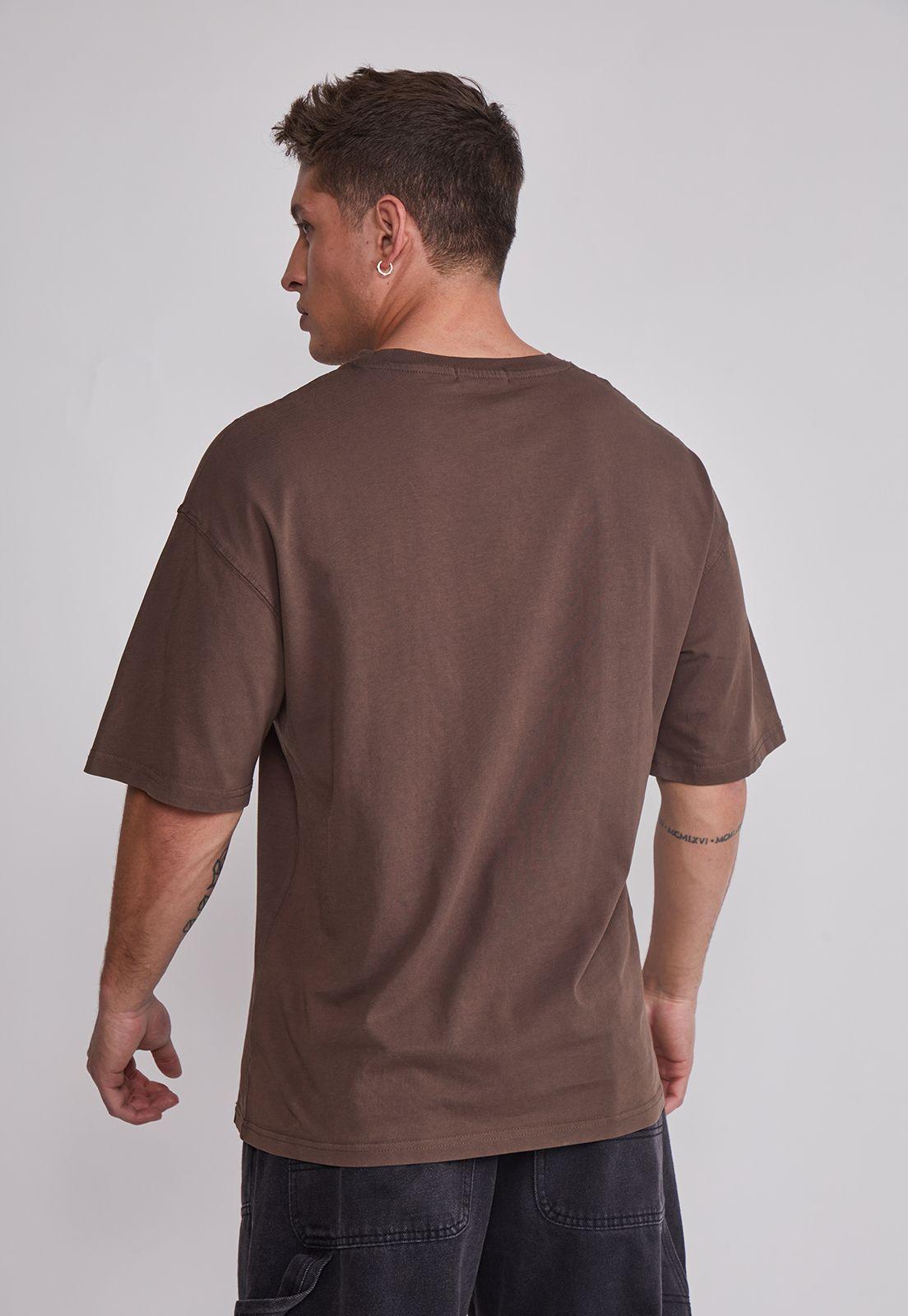 Polera Hombre Lavada Wals Café Sioux-3