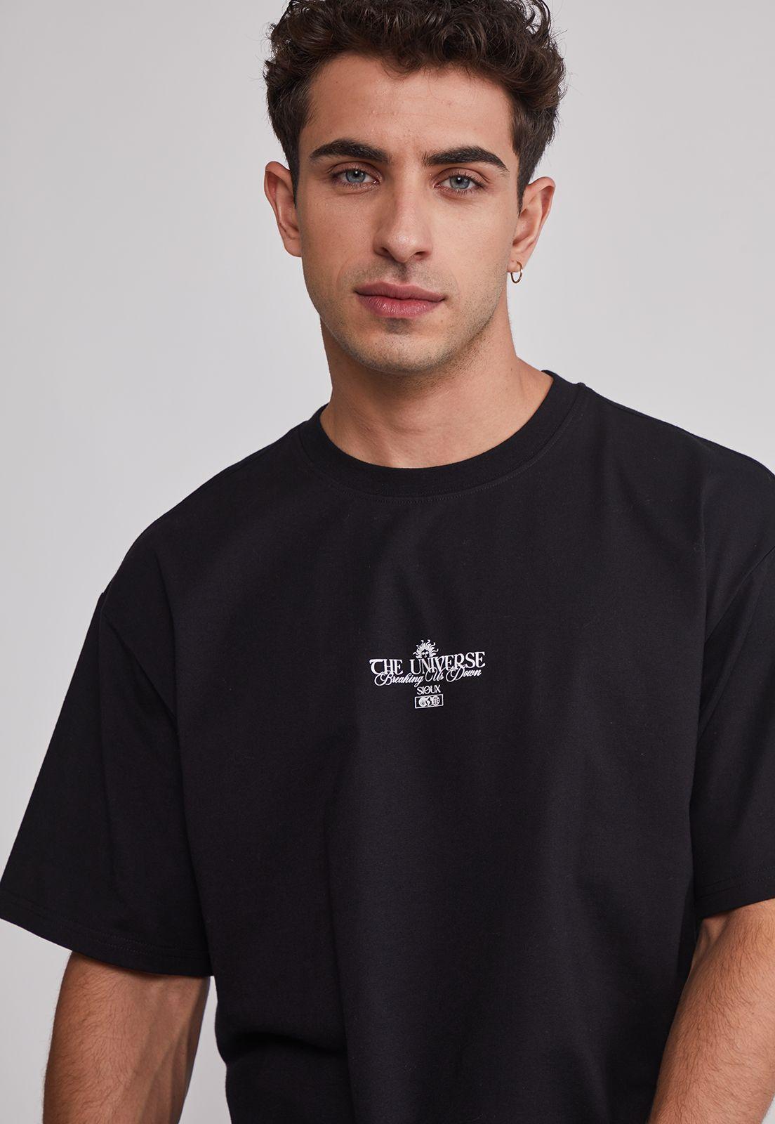 Polera Hombre Soles Negro Sioux-2