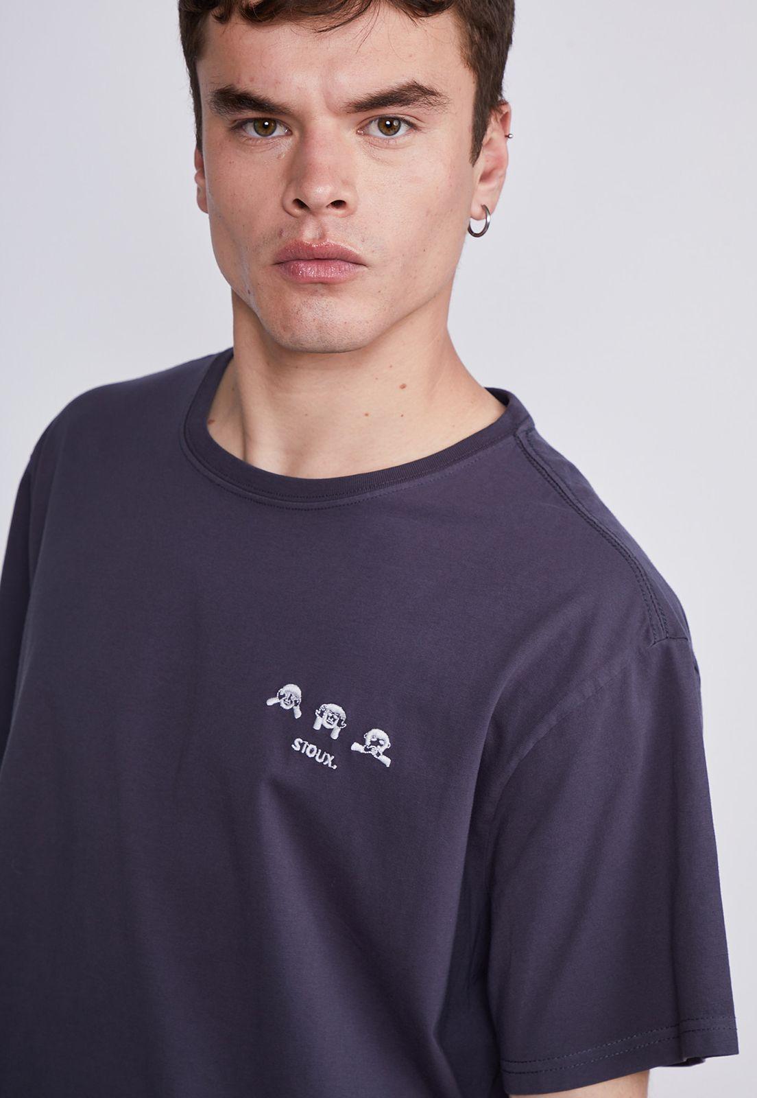 Polera Hombre Acero 3 Monos Sioux-1