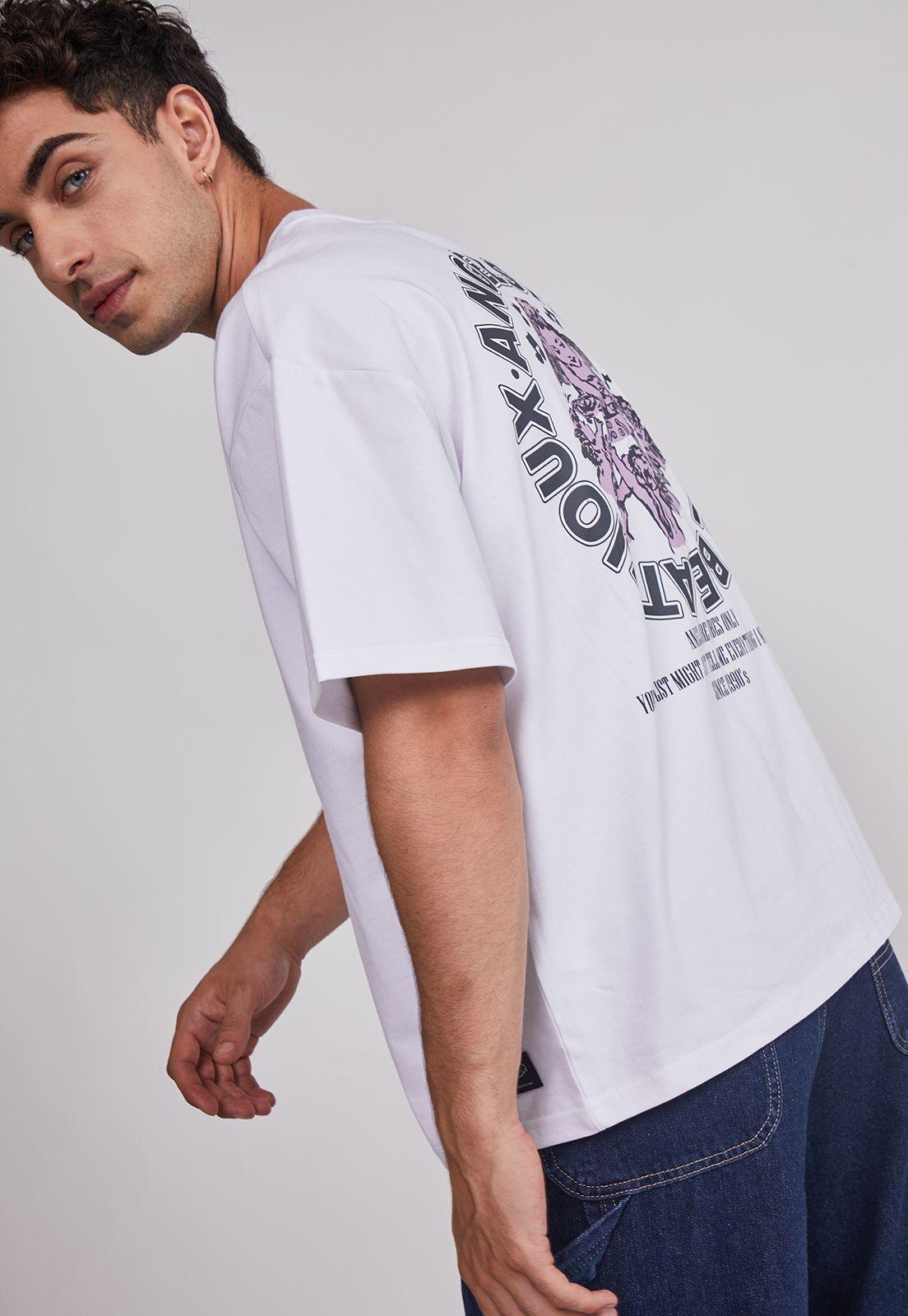 Polera Hombre Angeles Blanco Sioux-4