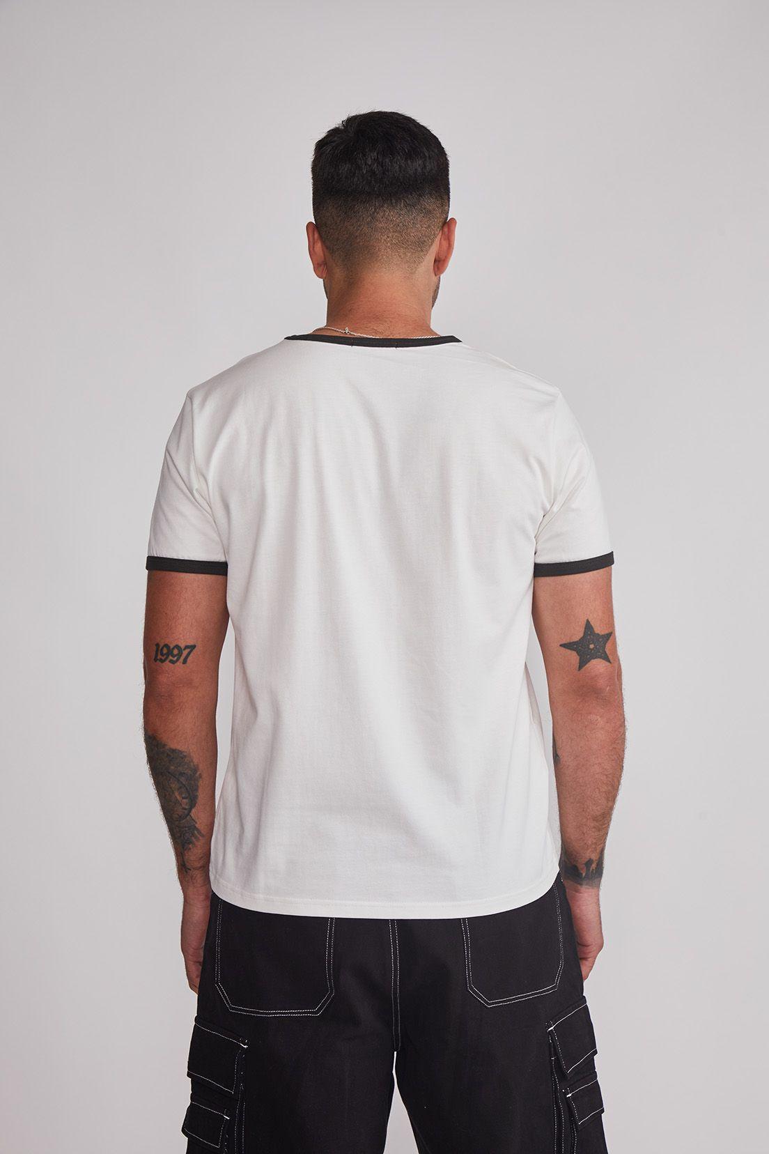 Polera Hombre Contraste Crudo Sioux-2