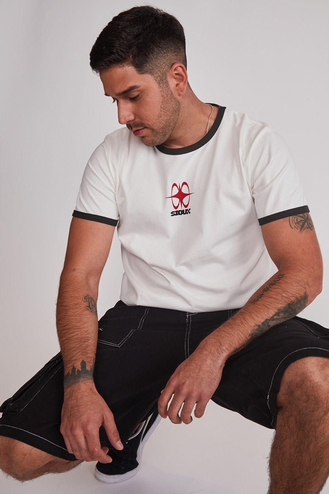 Polera Hombre Contraste Crudo Sioux-3