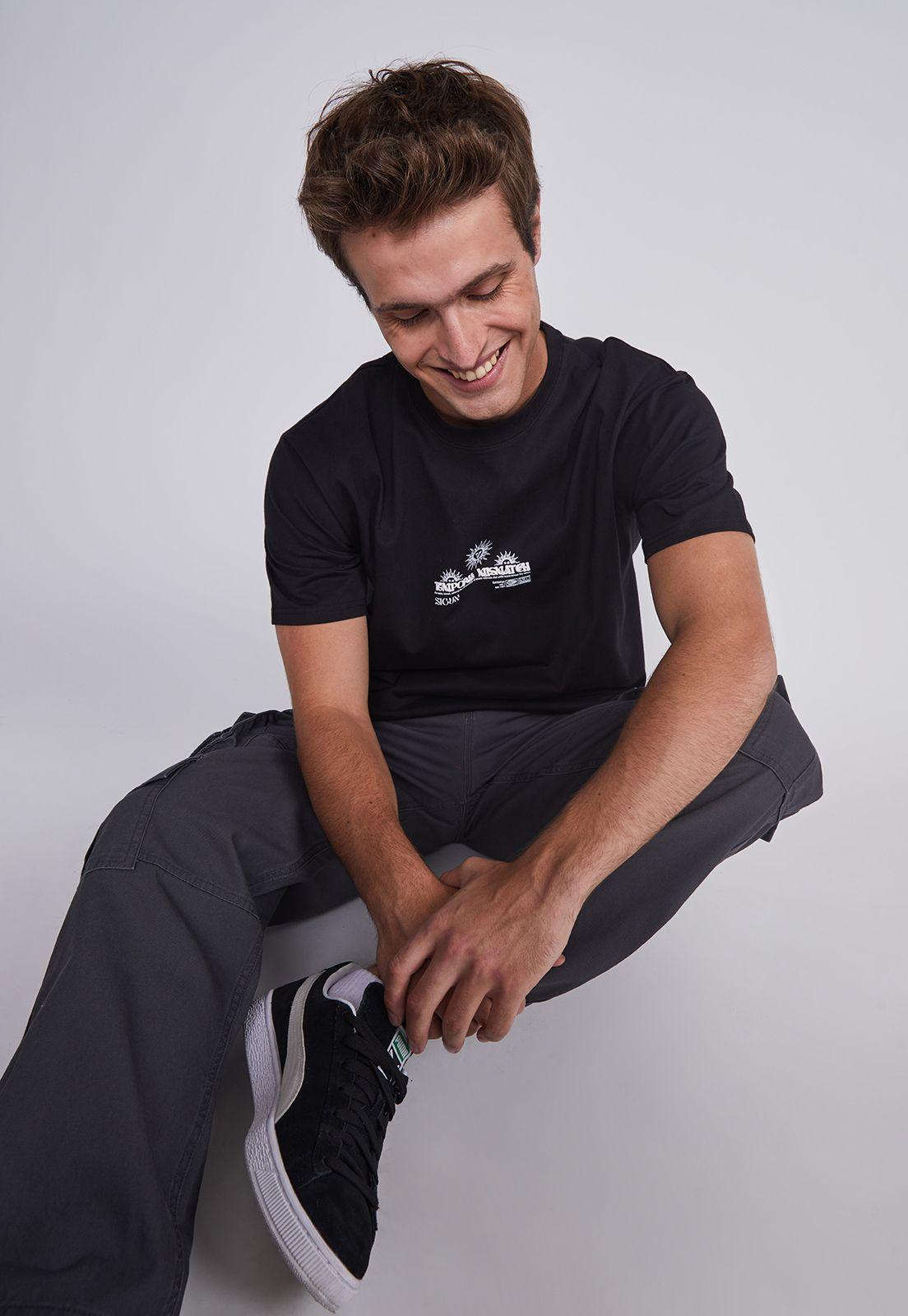Polera Hombre Sol Negro Sioux-3