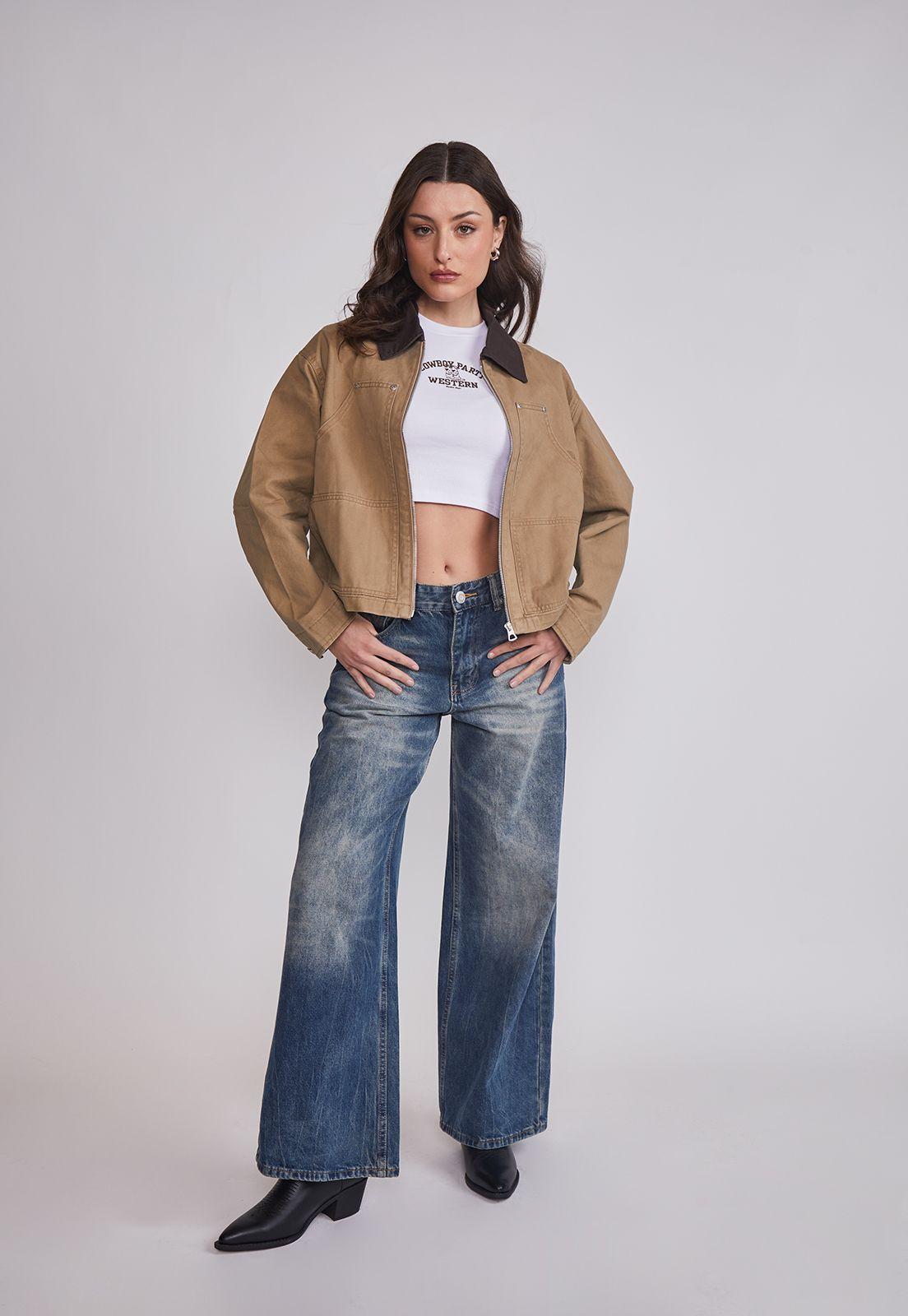 Jeans Mujer Extra Wide Leg Lavado Azul Sioux-4