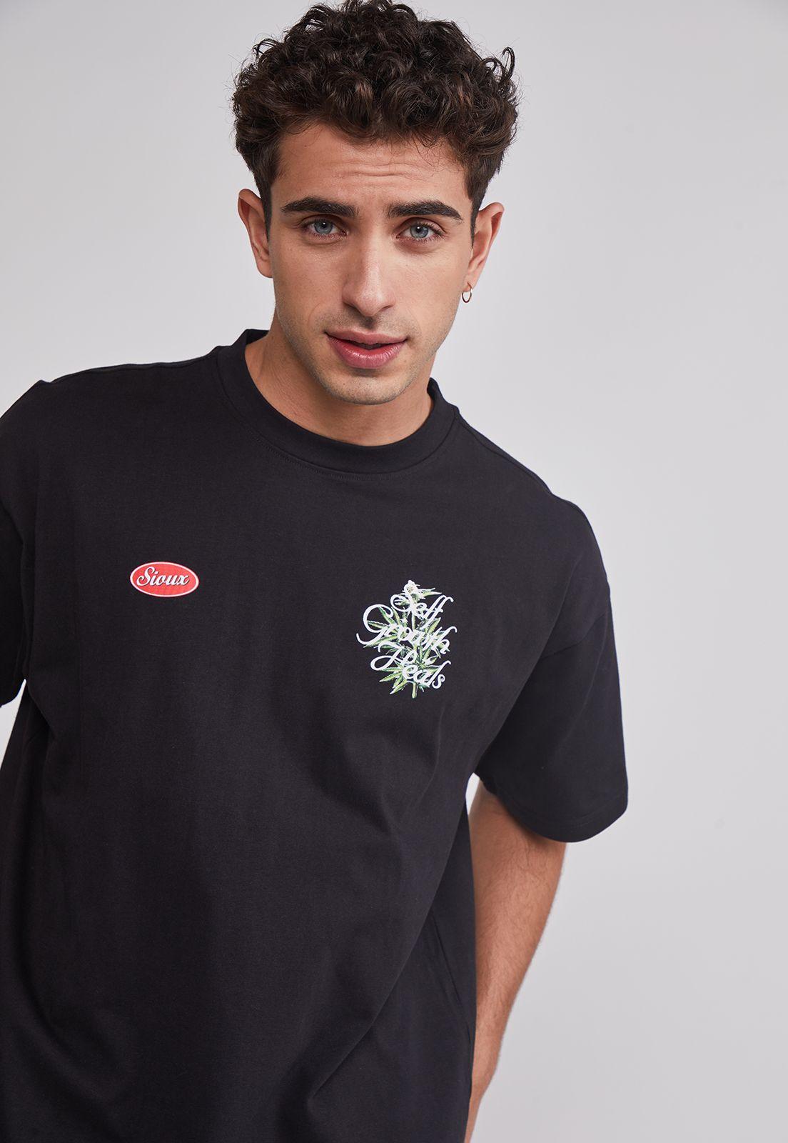 Polera Hombre 420 Negro Sioux-3