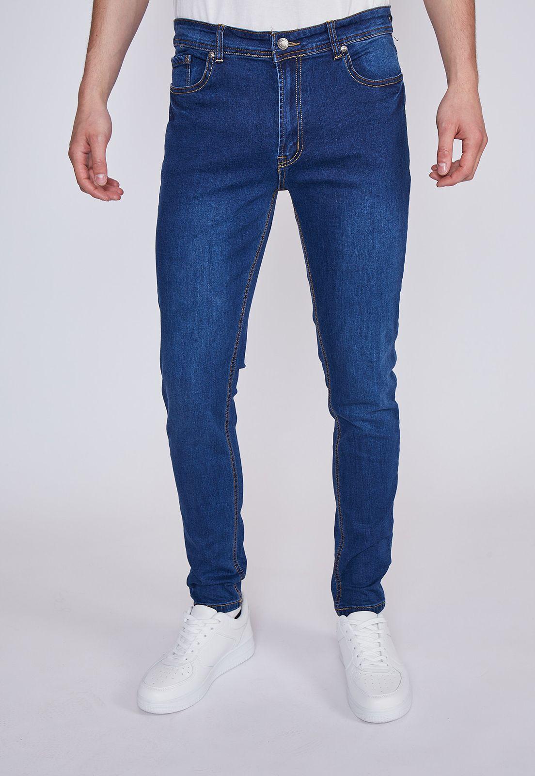 Jeans Hombre Slim Fit Basico Celeste Sioux-0