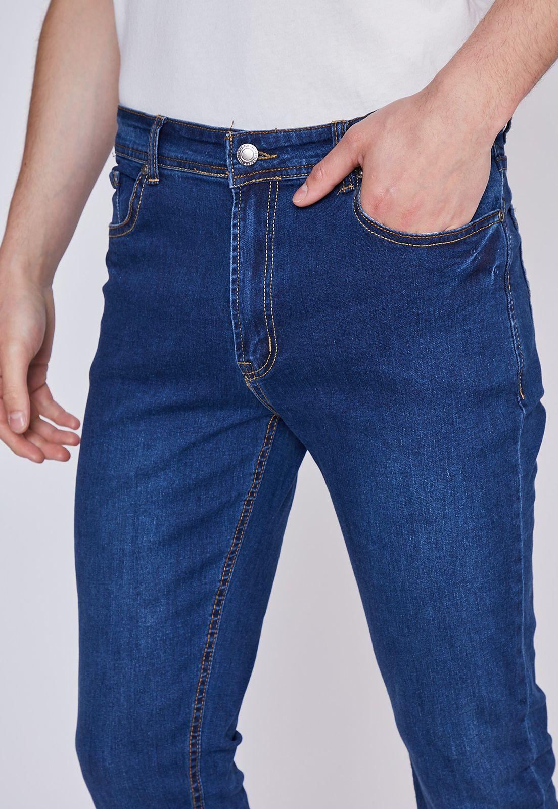 Jeans Hombre Slim Fit Basico Celeste Sioux-1