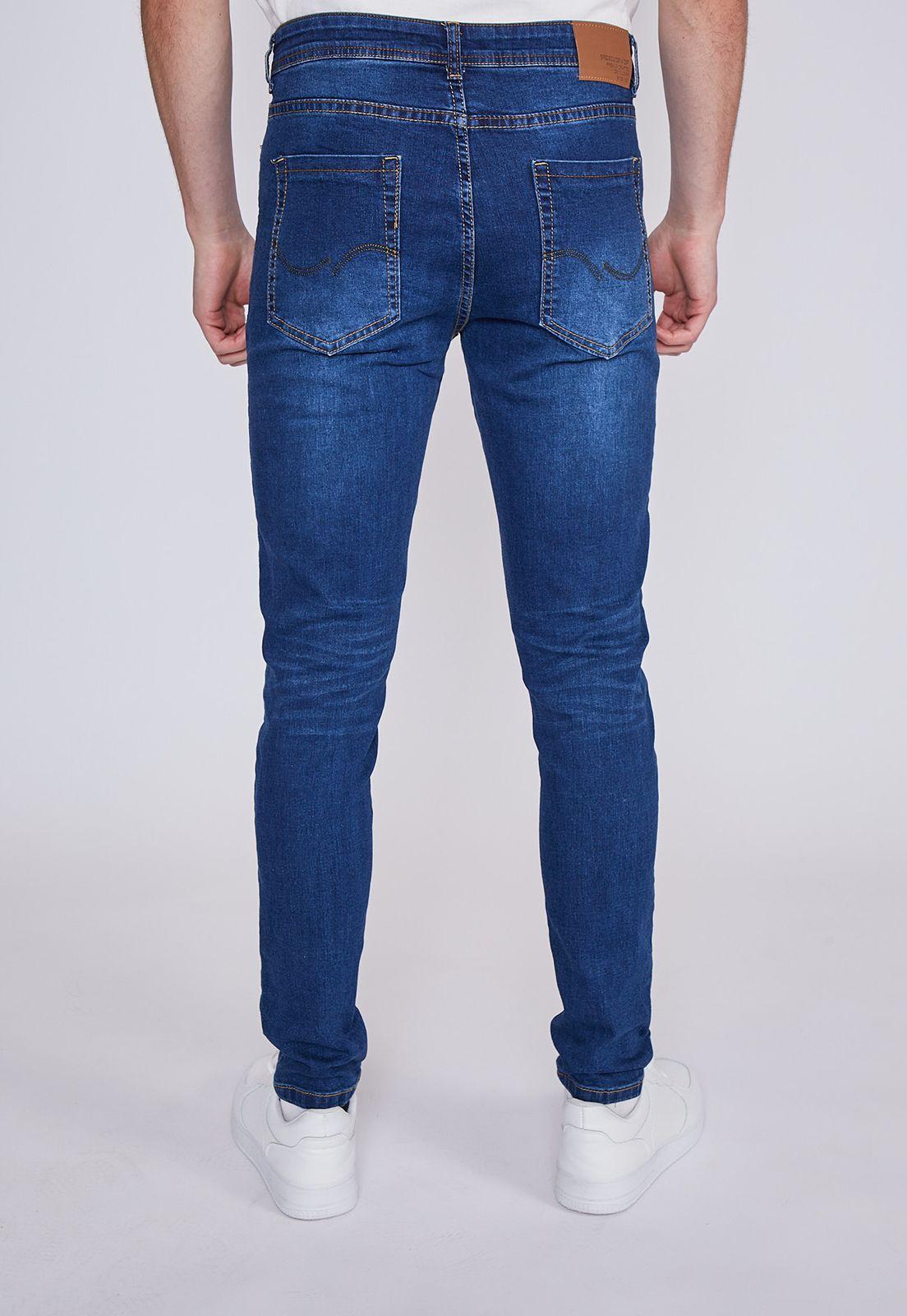 Jeans Hombre Slim Fit Basico Celeste Sioux-2