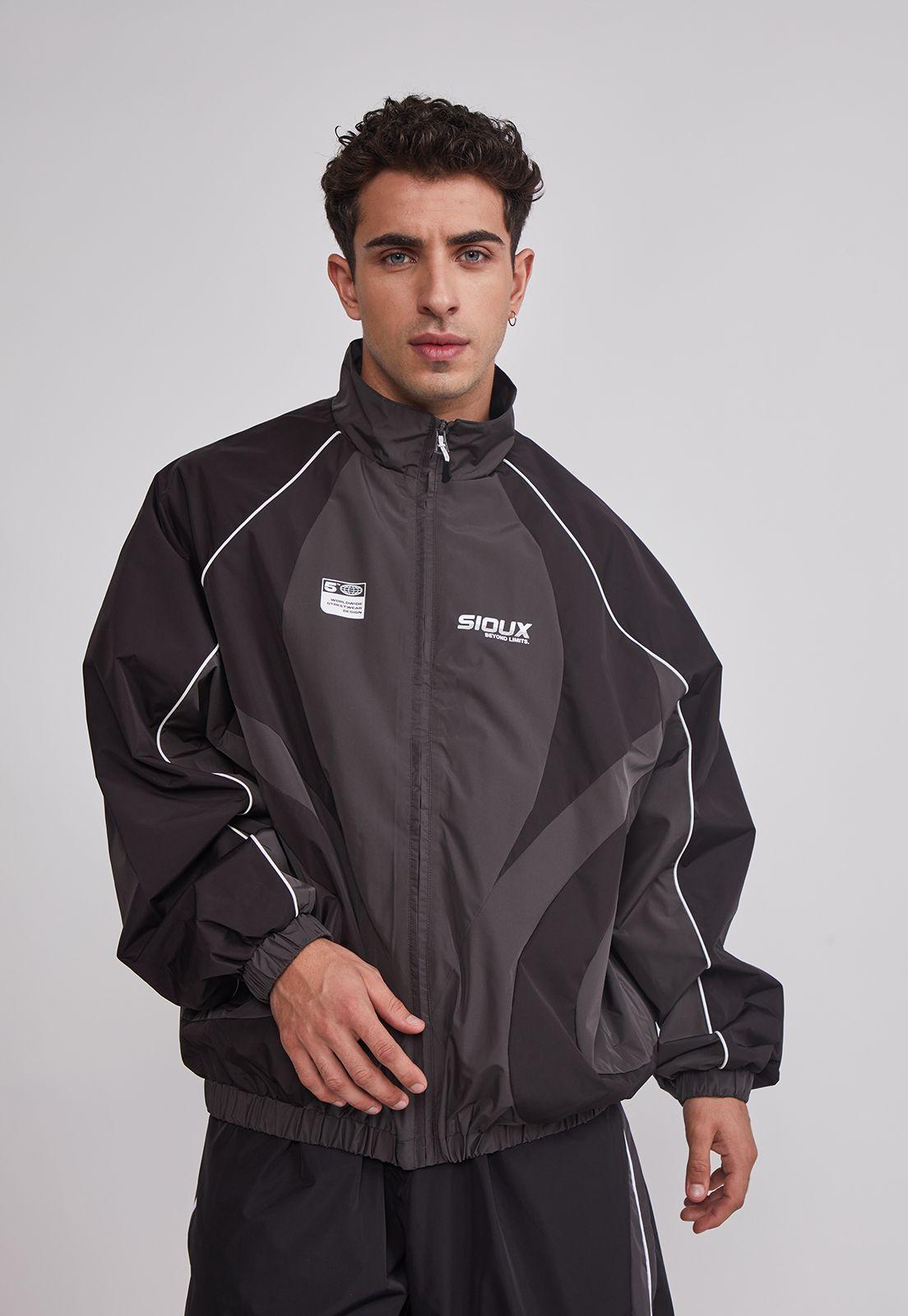 Cortaviento Hombre Técnico Sport Negro Sioux-0