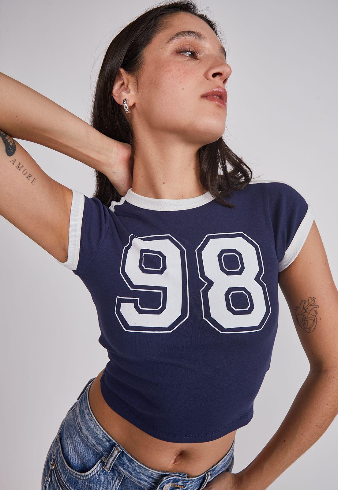 Polera Mujer Texas Azul Sioux-1