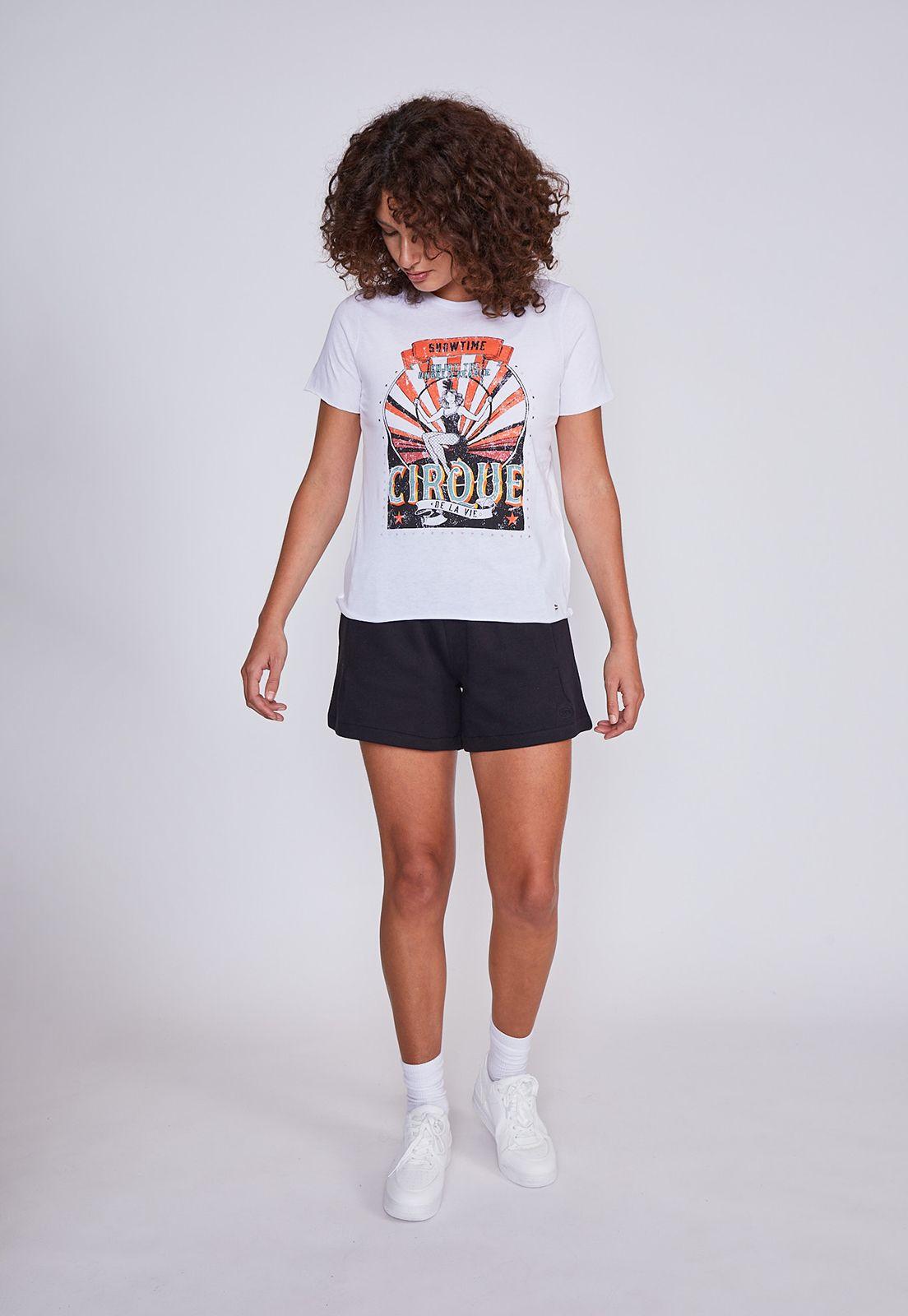 Polera Mujer Woman Circus Blanco Sioux-3