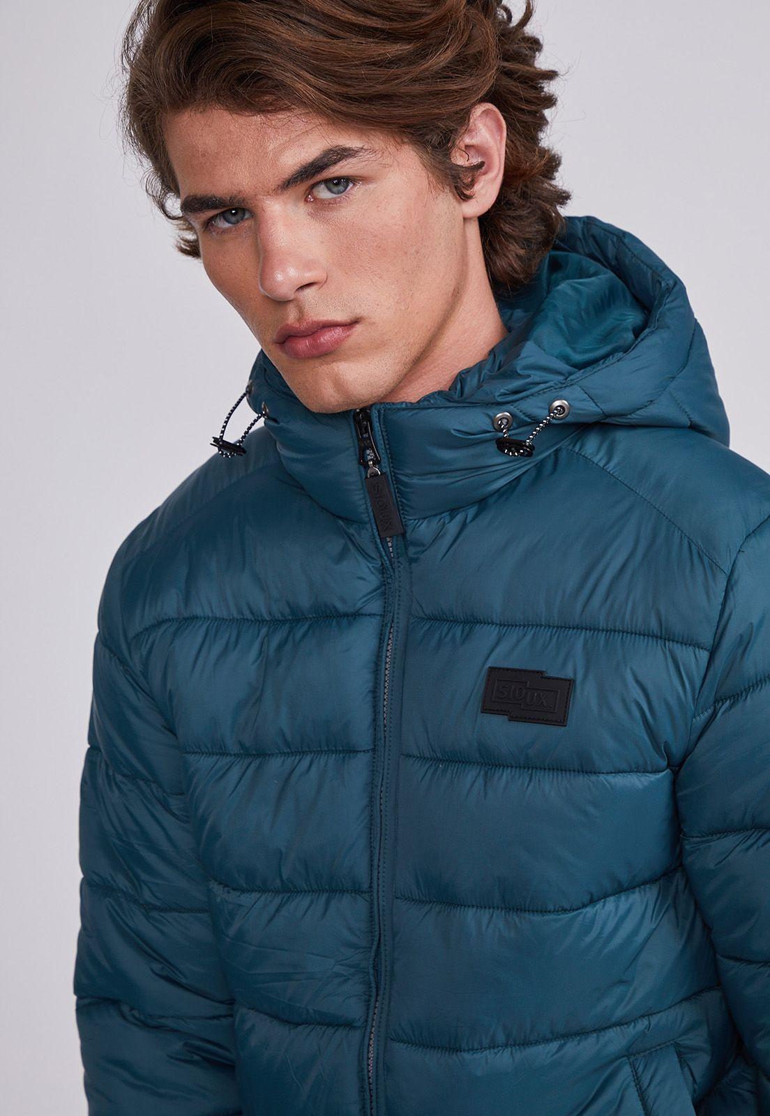Parka Hombre Azul Puffa Liviana Sioux-1