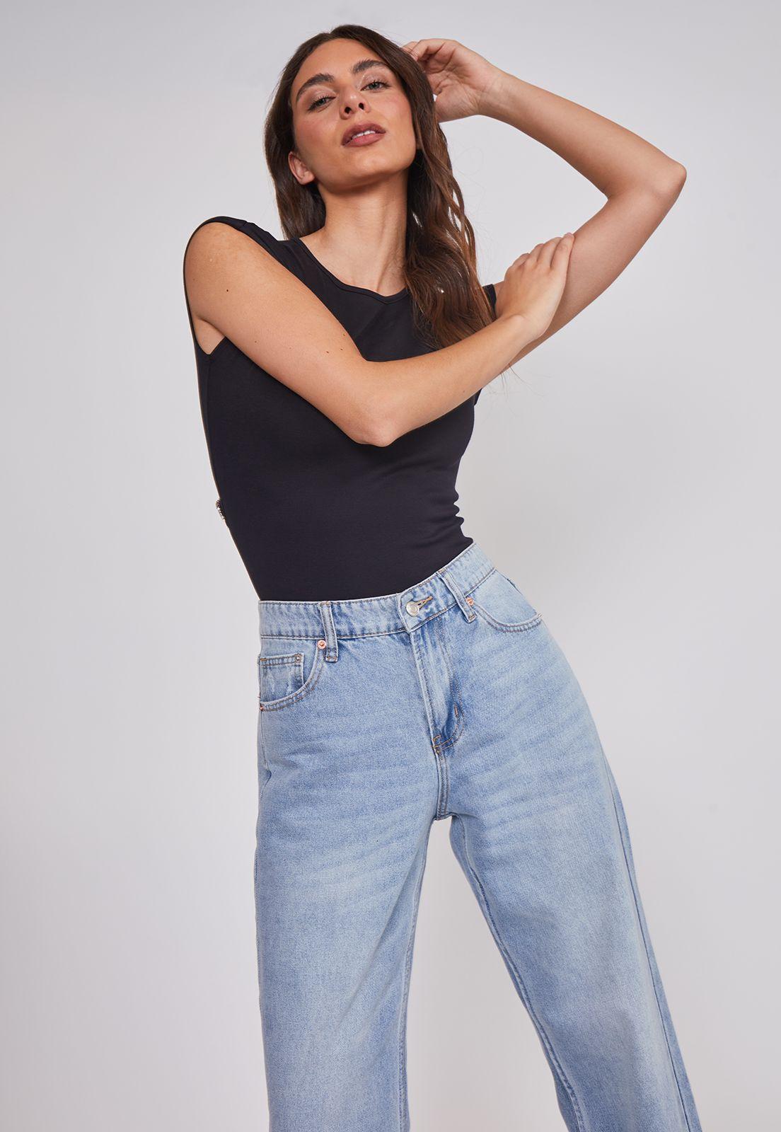 Body Mujer Espalda Brillos Negro Sioux-1