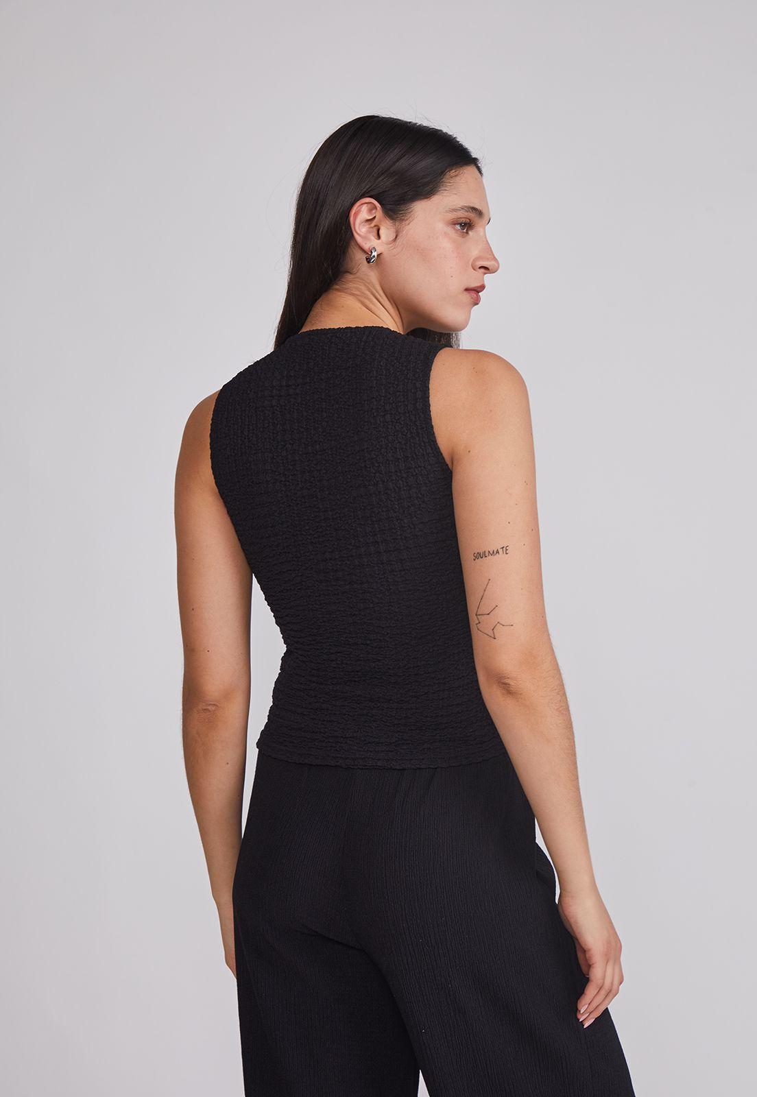 Peto Mujer Tipo Vestido Negro Sioux-3