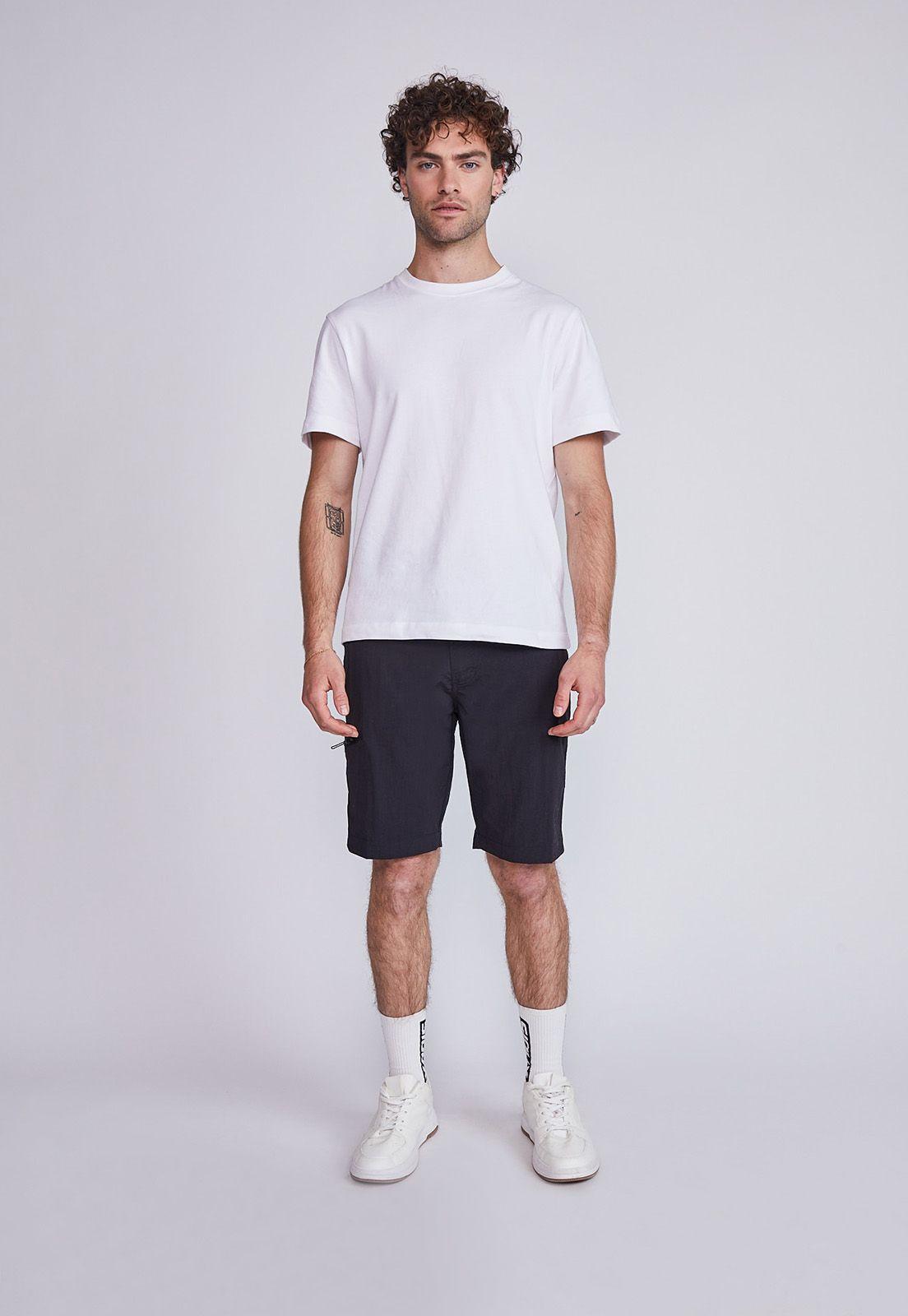 Bermuda Hombre 3 Bolsillos Negro Sioux-3