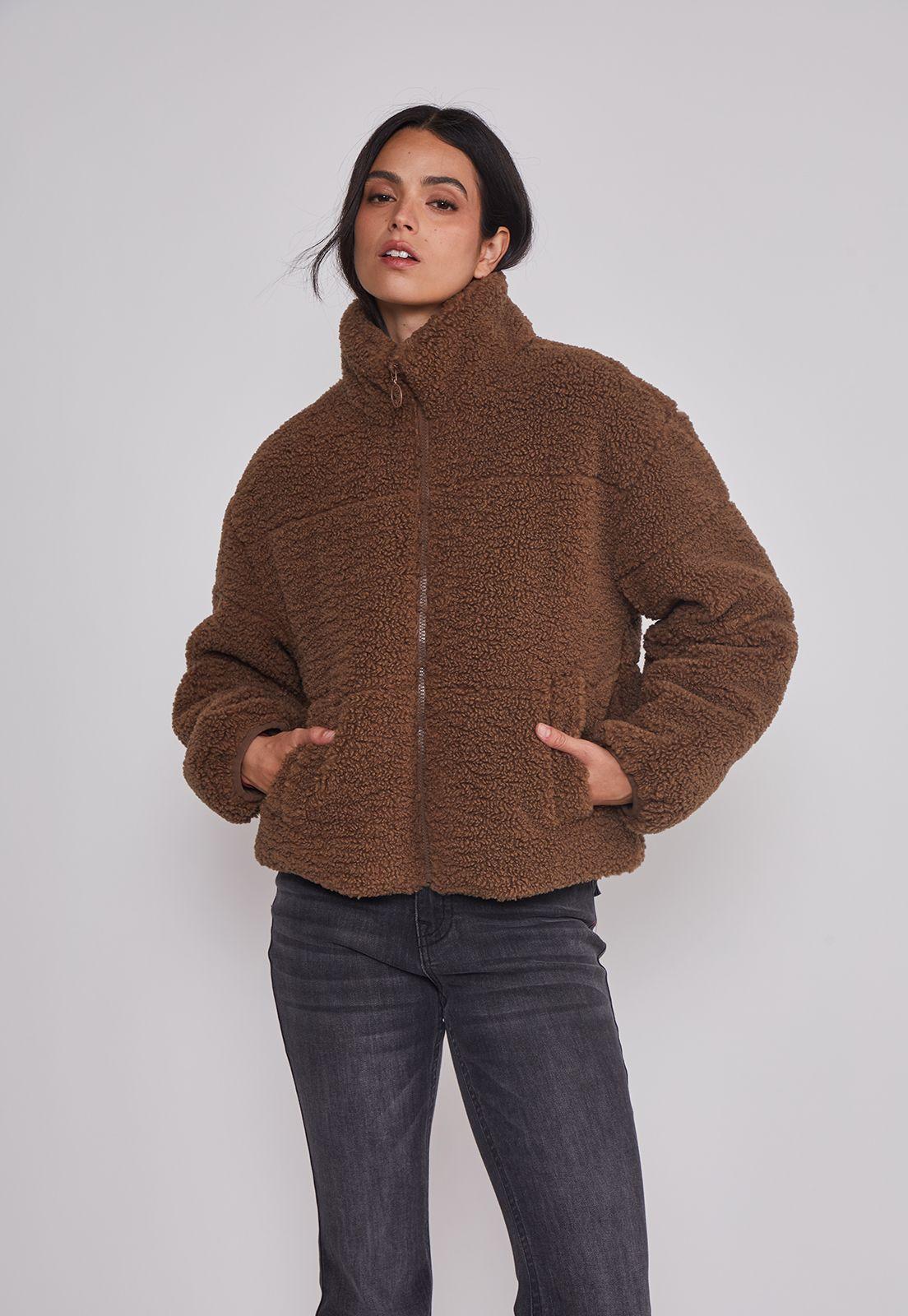 Polar Mujer Chiporro Acolchado Café Sioux-0