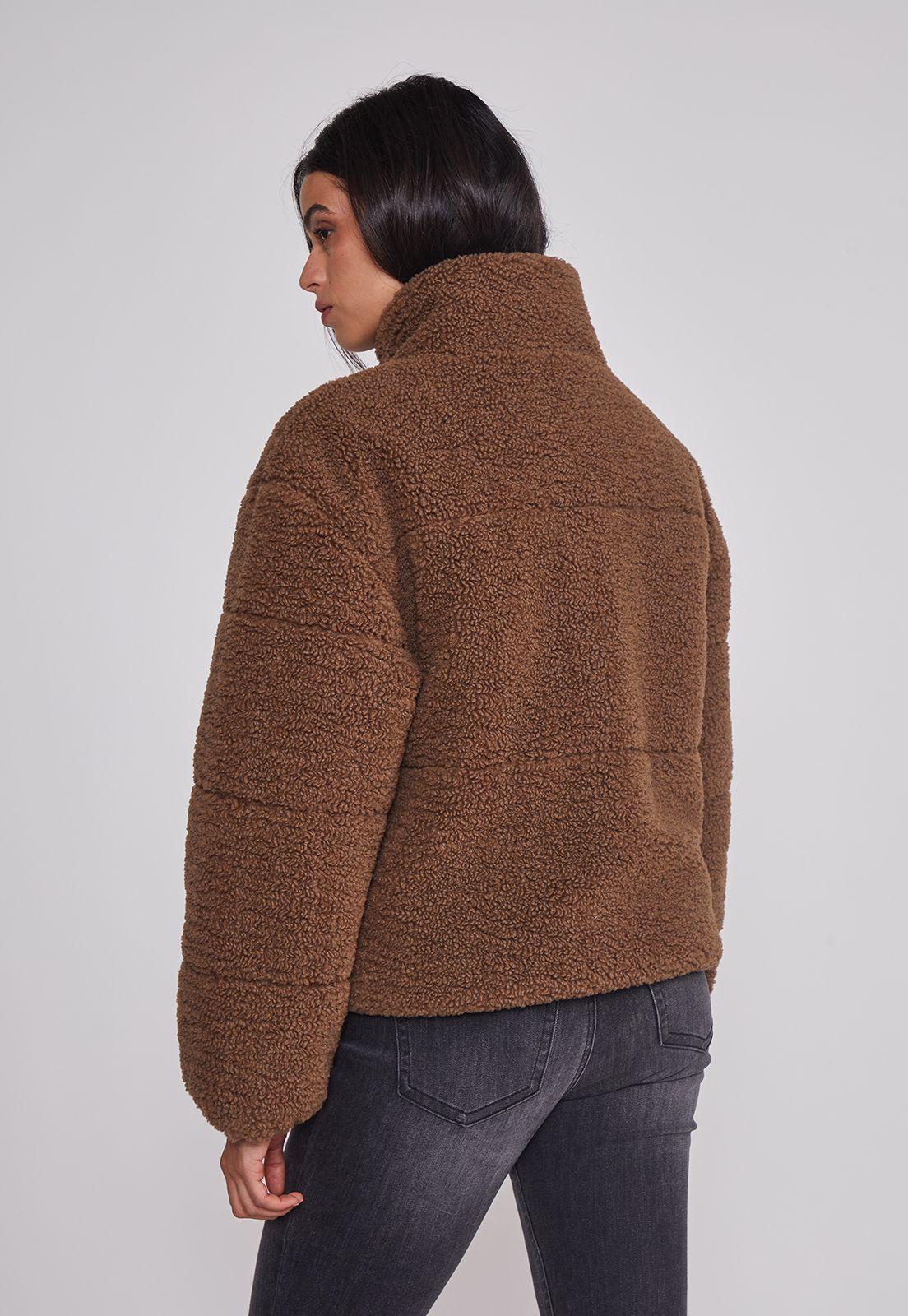 Polar Mujer Chiporro Acolchado Café Sioux-1