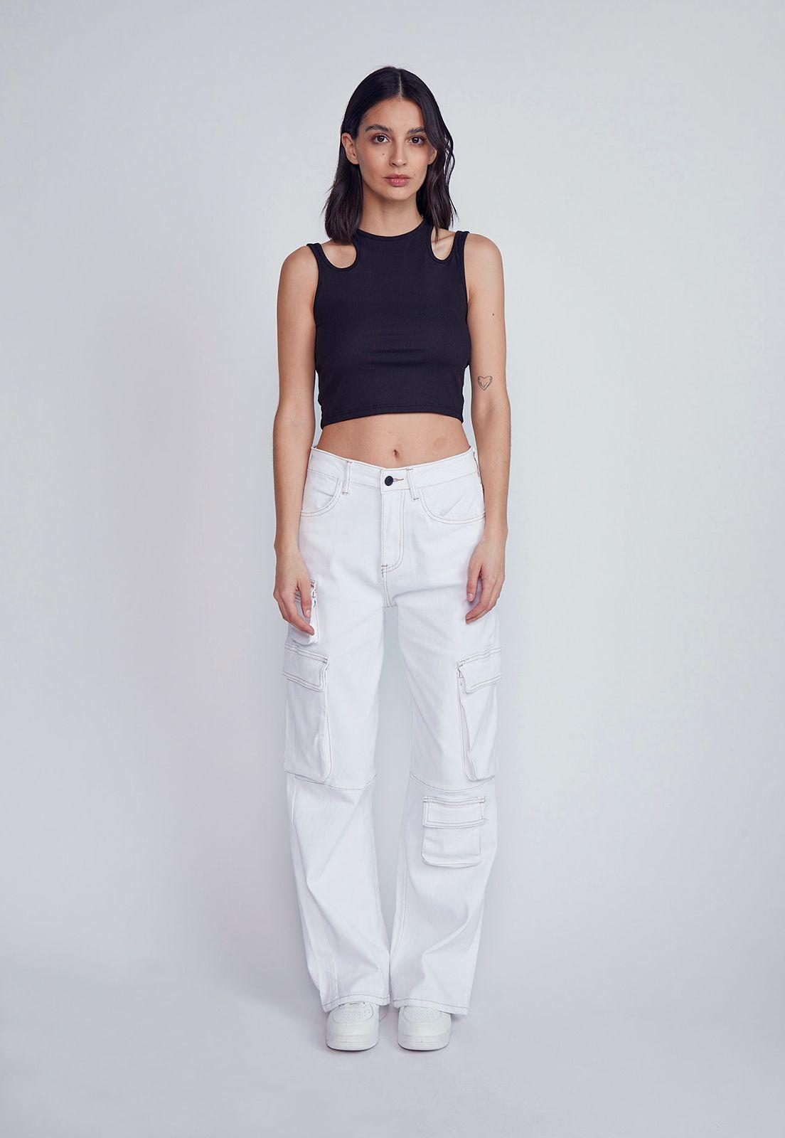 Peto Mujer Hombros Negro Sioux-3