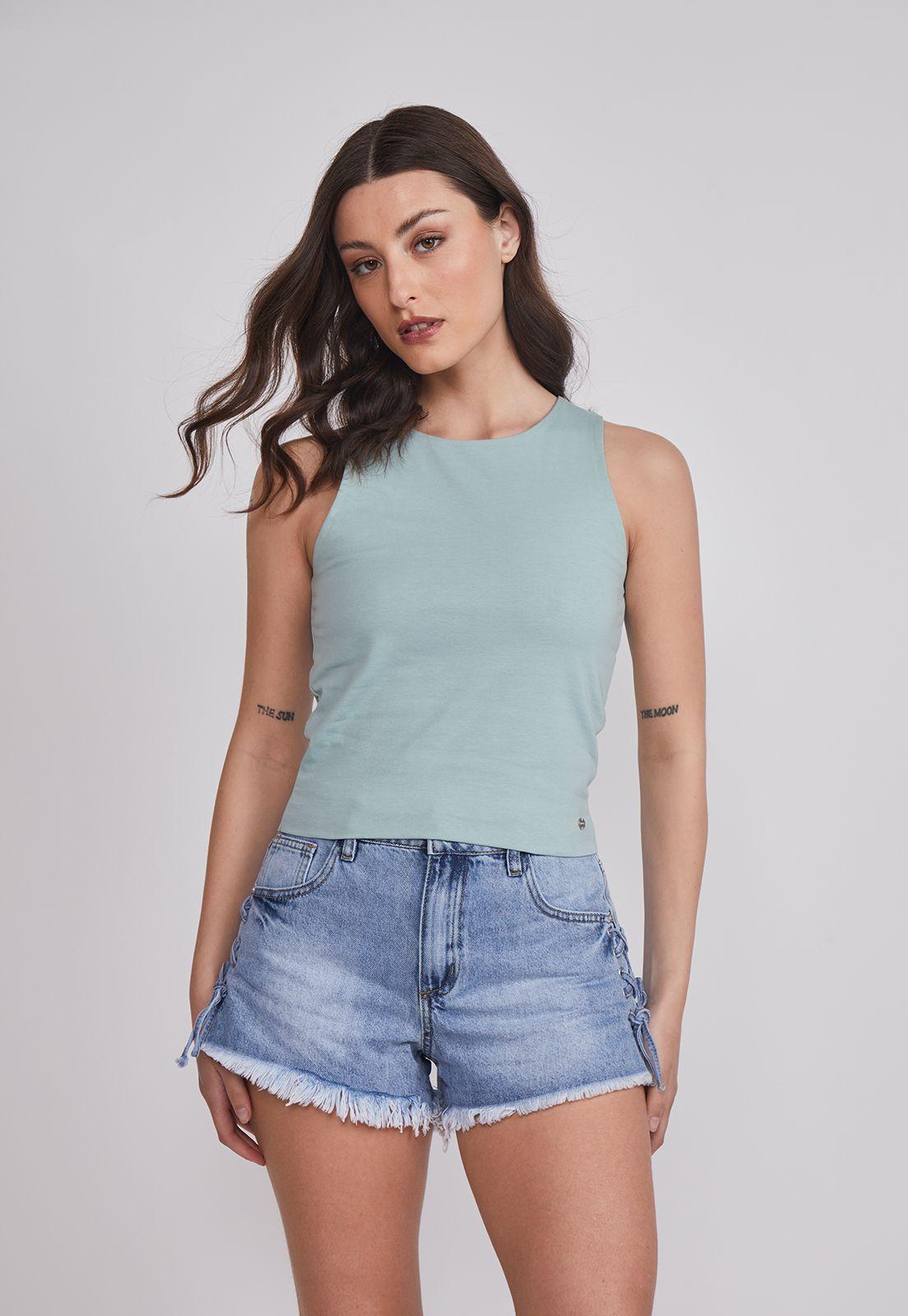 Peto Mujer Basic Verde Sioux-0