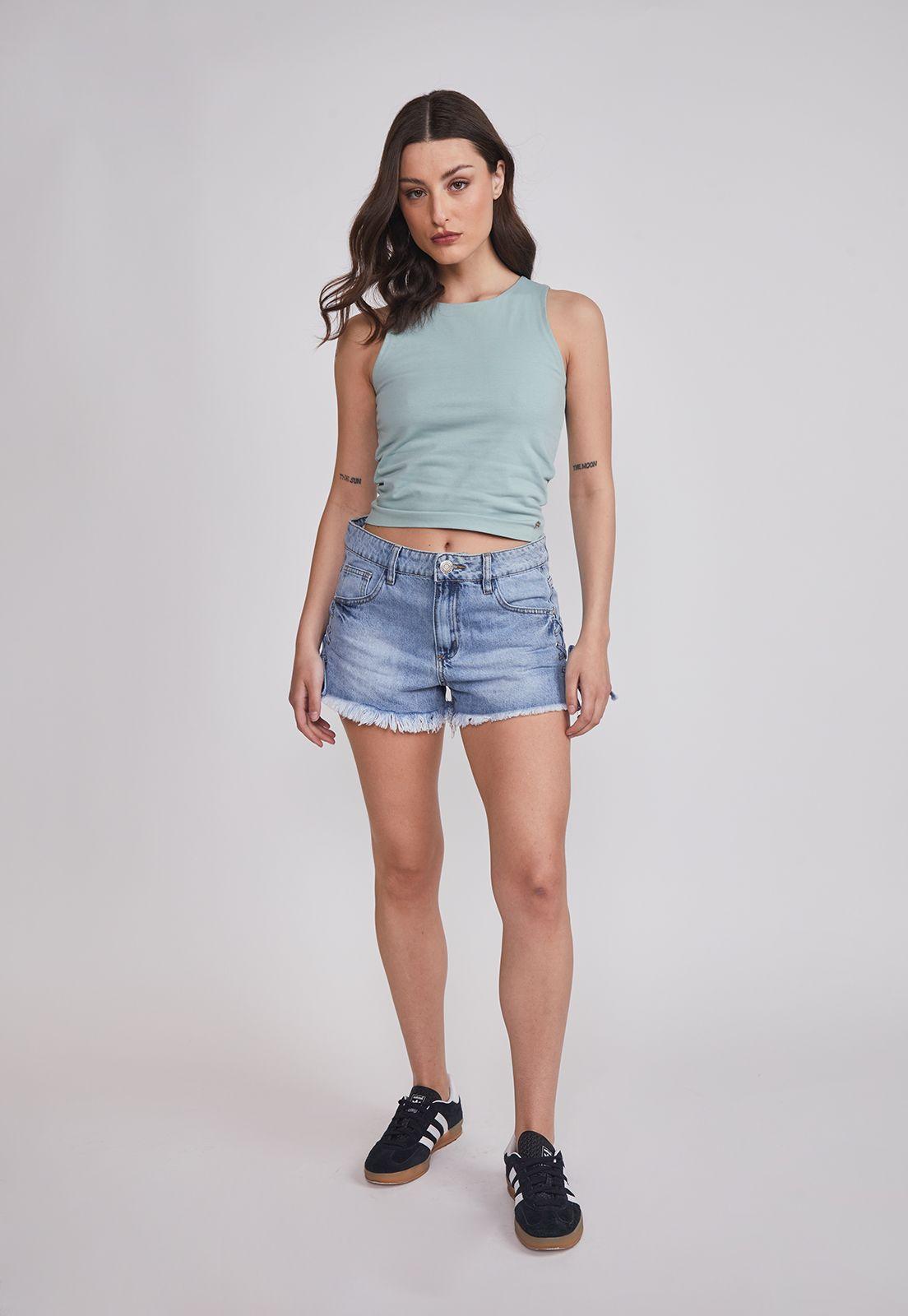 Peto Mujer Basic Verde Sioux-4