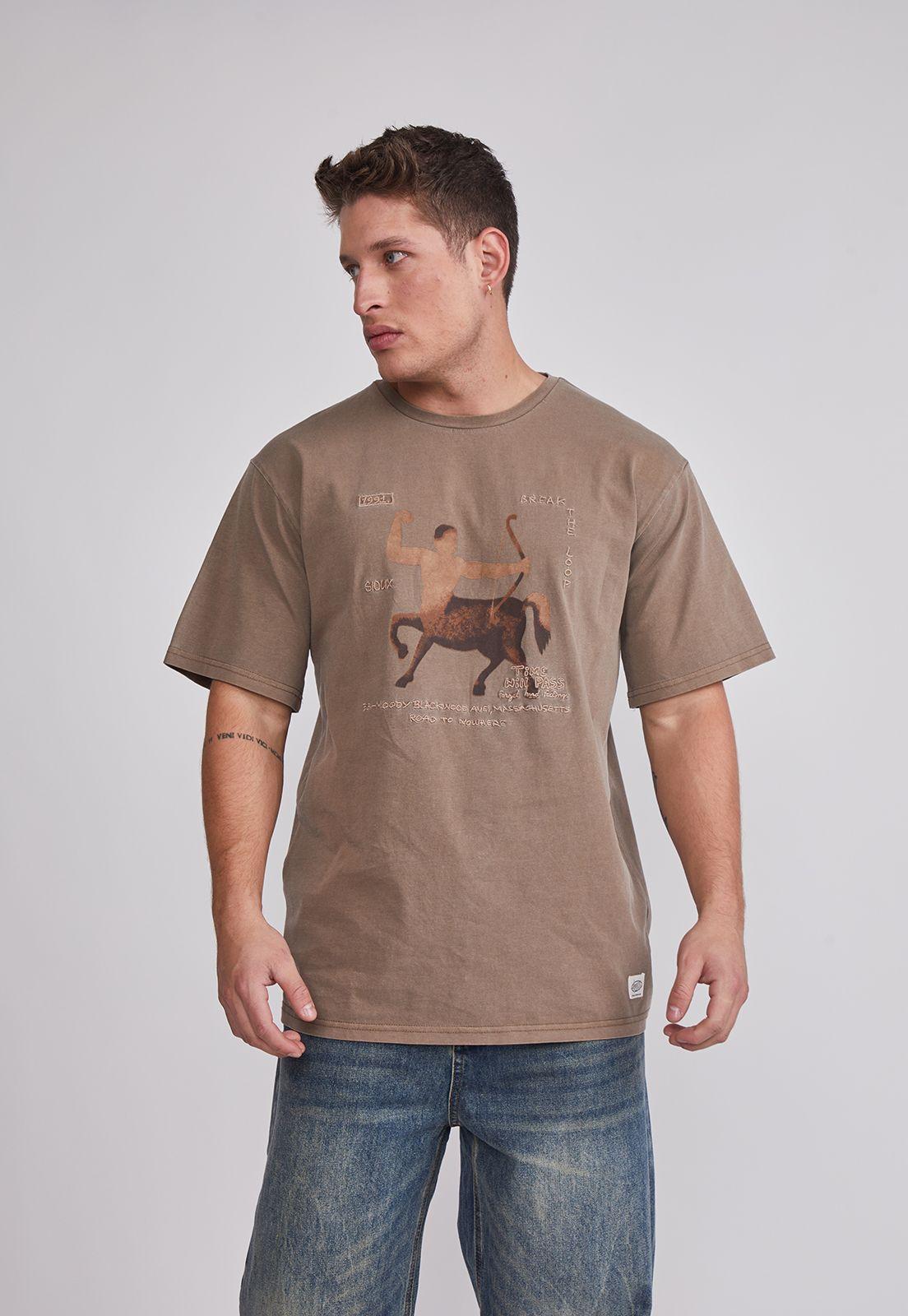 Polera Hombre Centauro Café Sioux-0