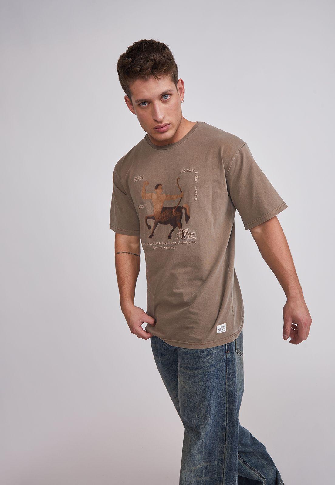 Polera Hombre Centauro Café Sioux-1