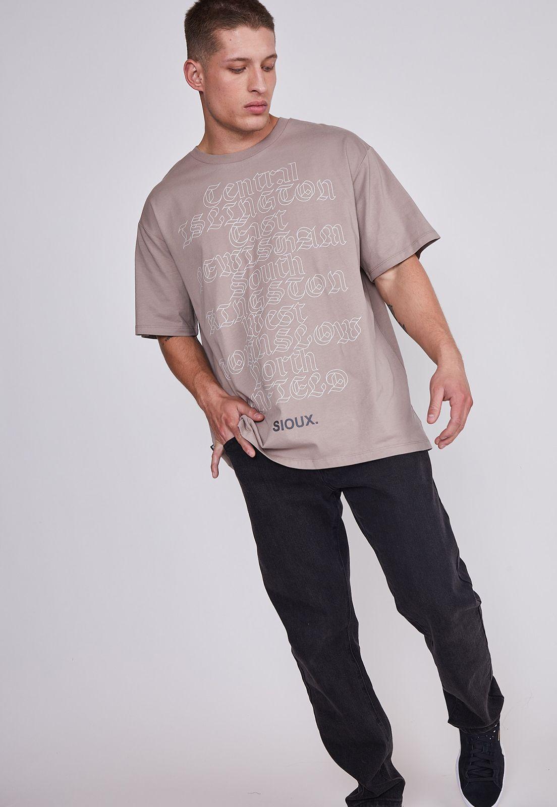 Jeans Hombre Negro Slim Liso Basico Sioux-2