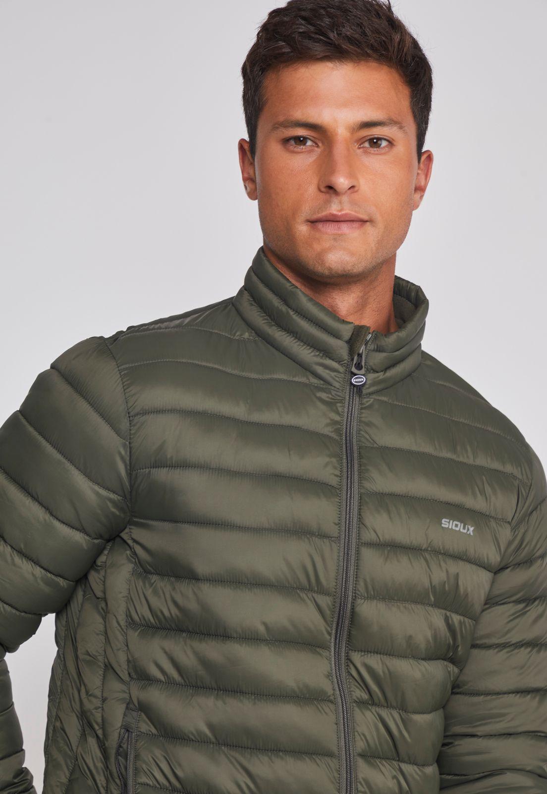 Parka Hombre Basica Lineas Verde Sioux-3