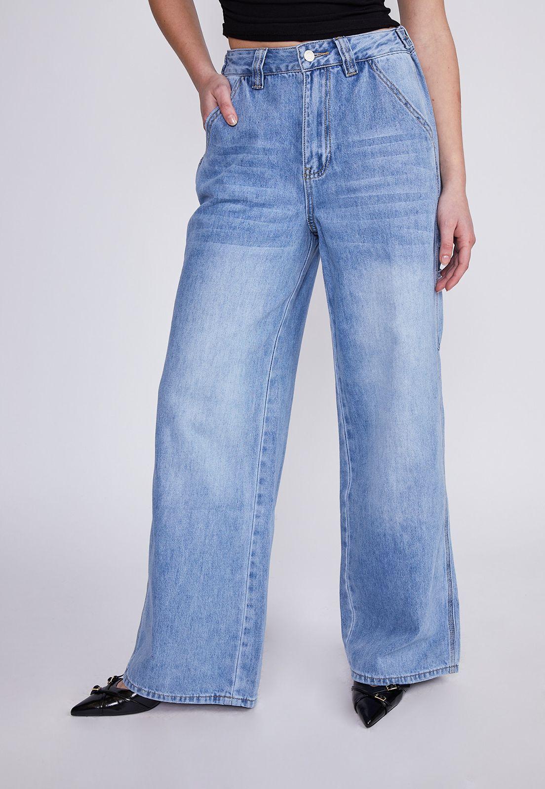 Jeans Mujer Celeste Carpintero Sioux-0