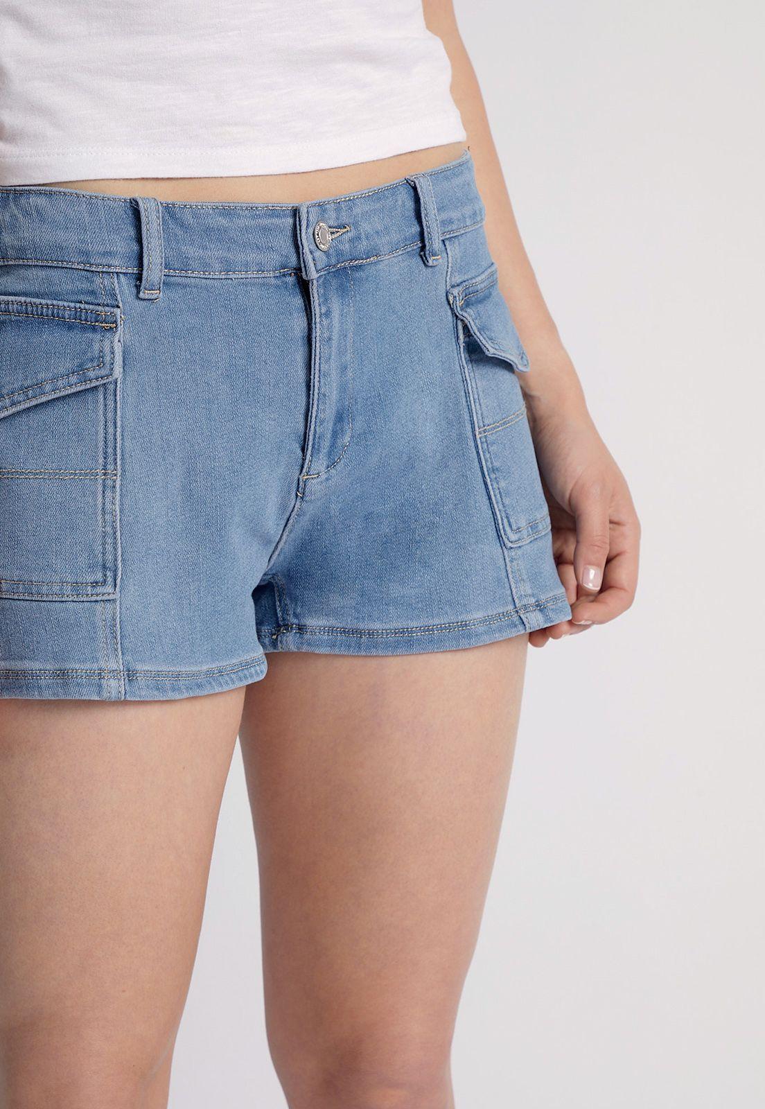 Short Mujer Tiro Bajo Celeste Sioux-0
