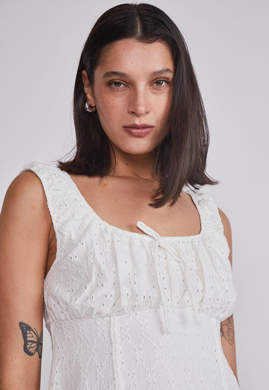 Vestido Mujer Tipo Corset Crudo Sioux-2