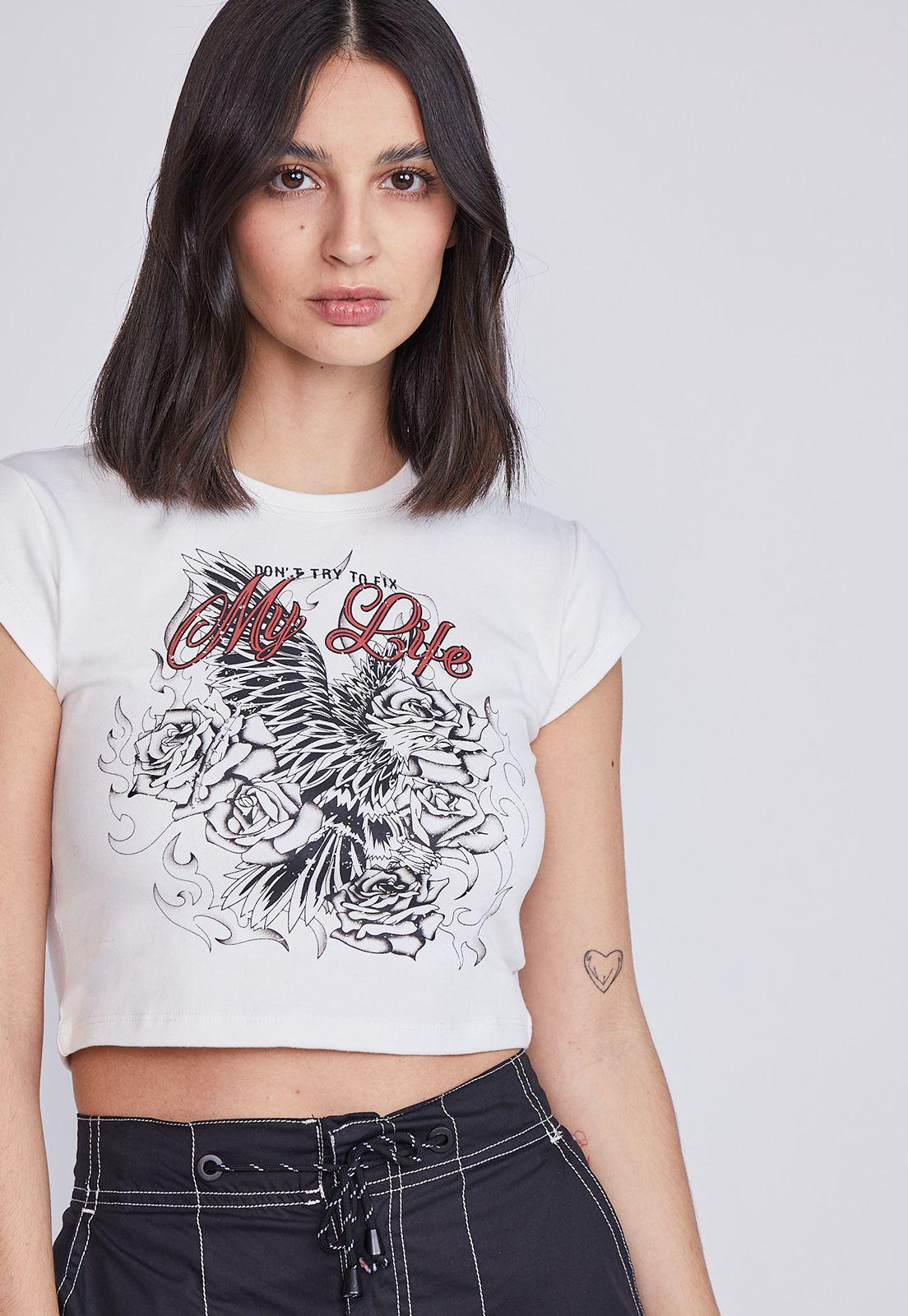 Polera Mujer Aguila Blanco Sioux-1