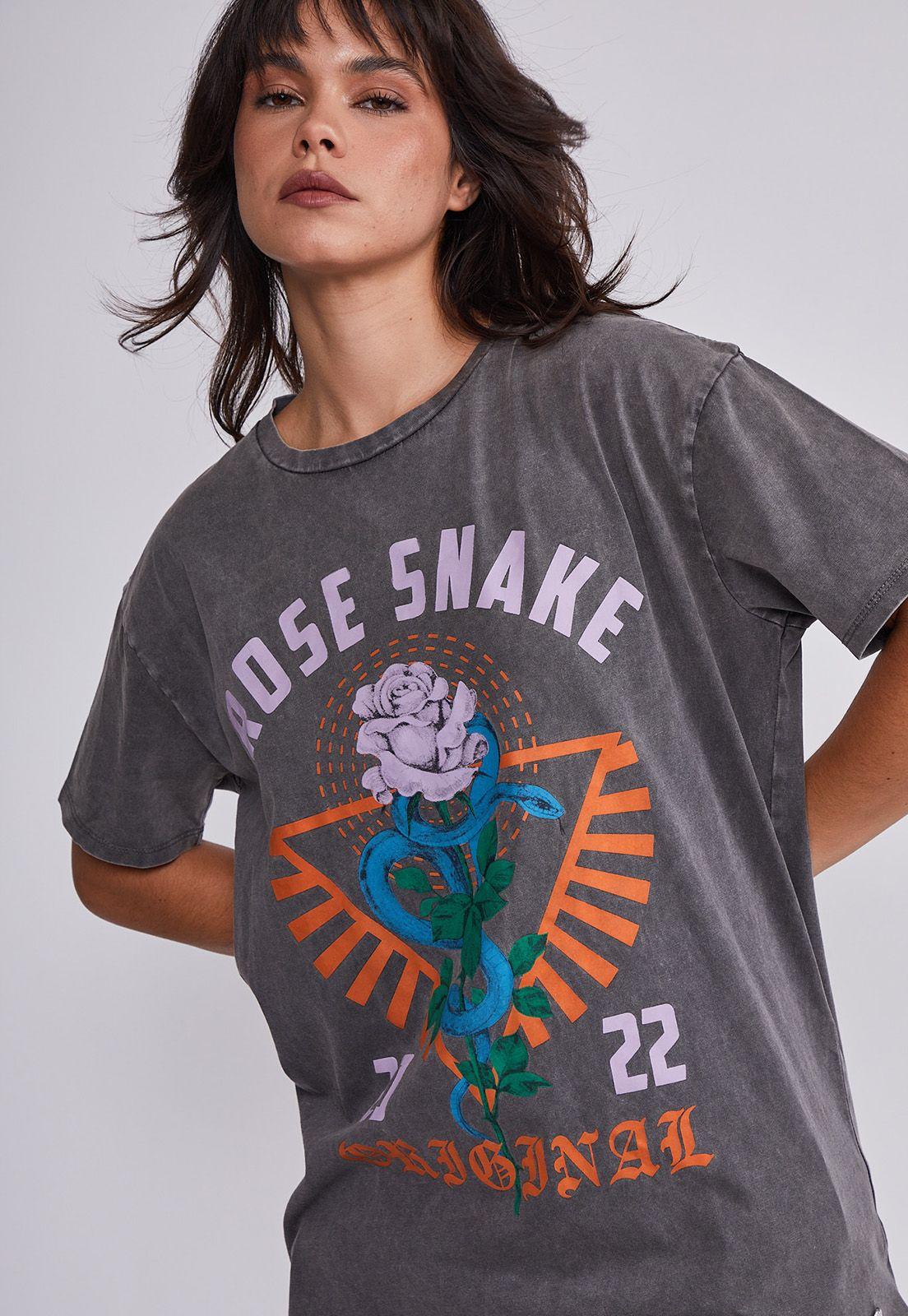 Polera Mujer Acero Rose Snake Sioux-1