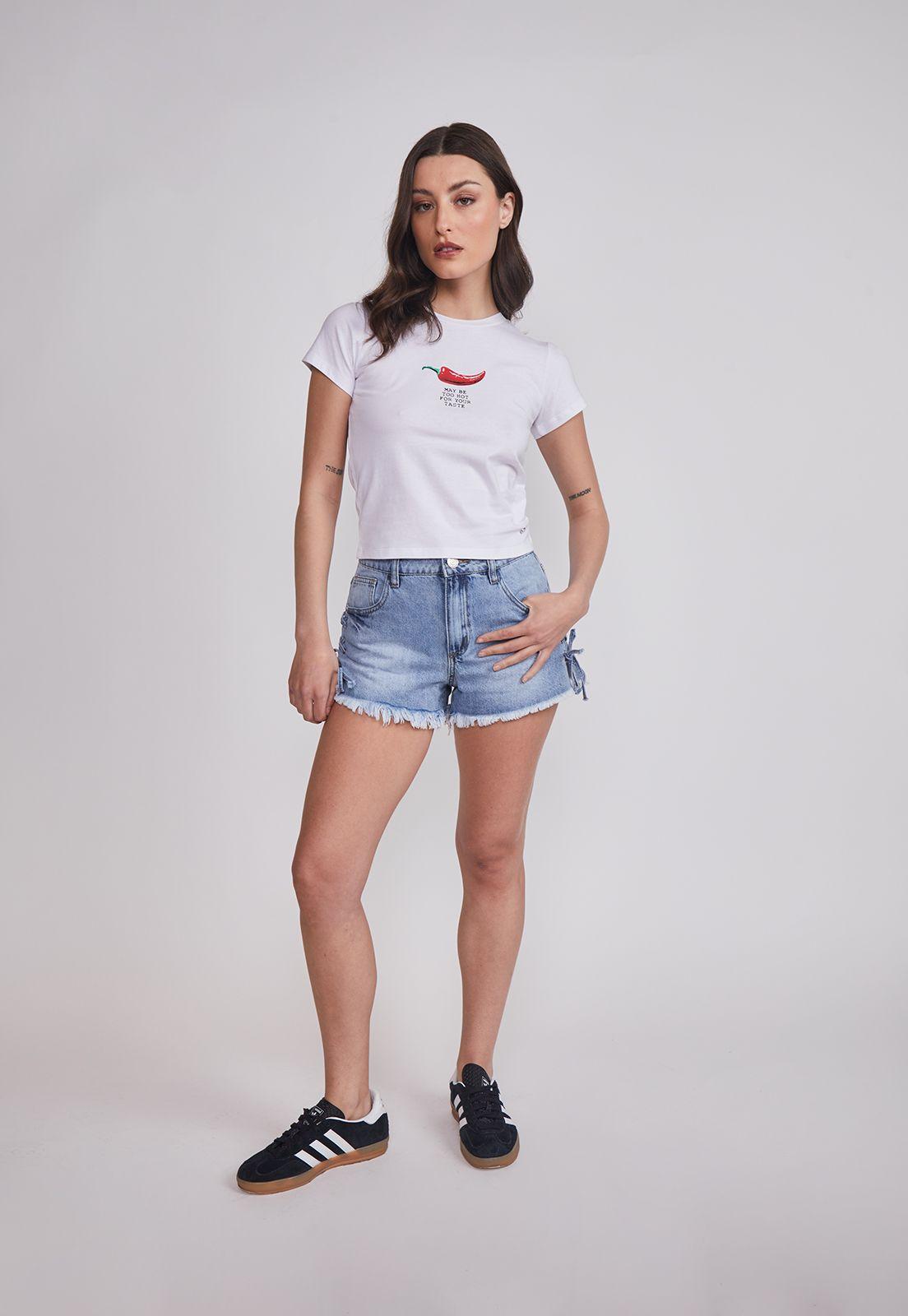 Polera Mujer Estampado Ají Blanco Sioux-4