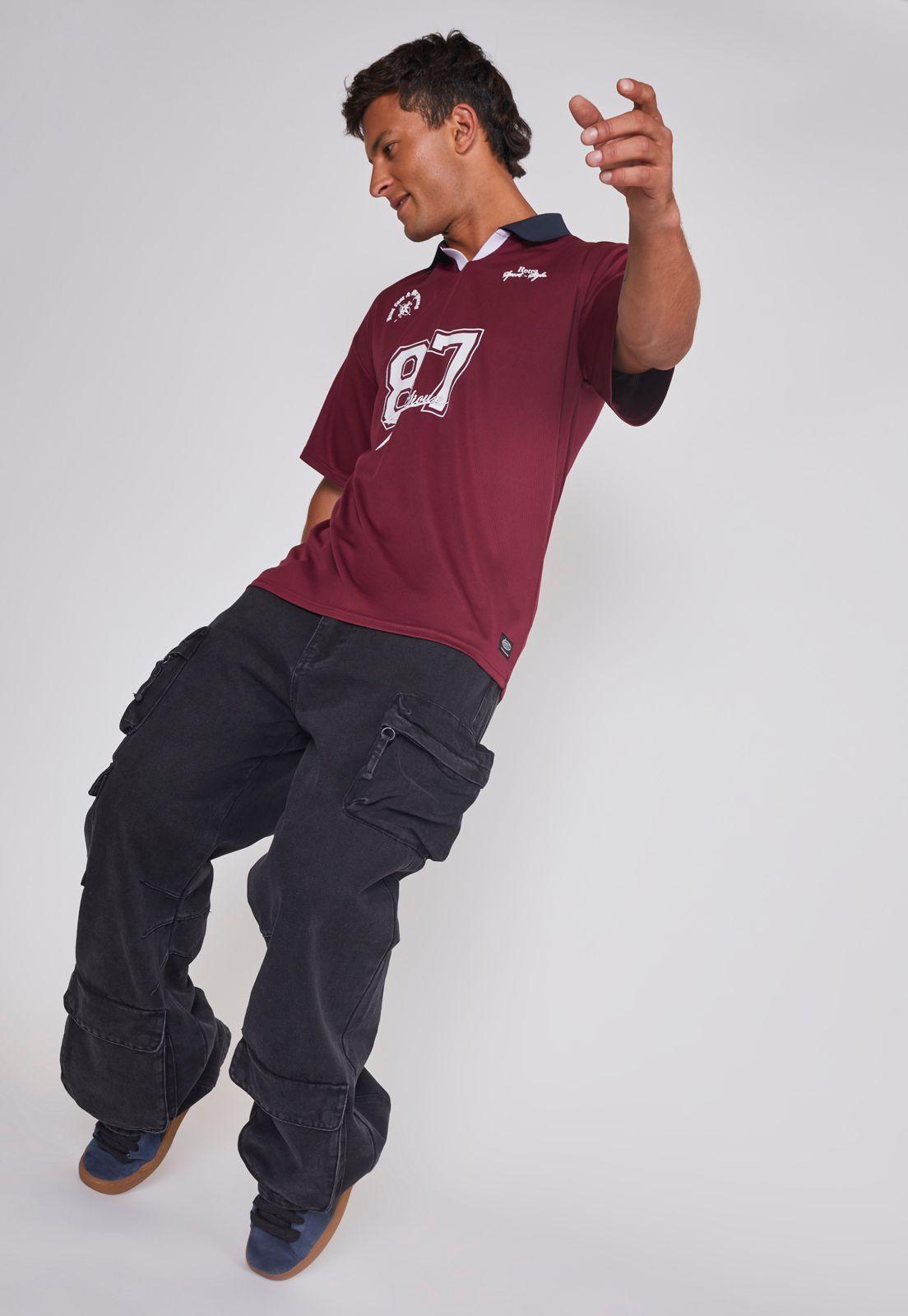 Jeans Hombre Multicargo 3D Cierres Negro Sioux-4