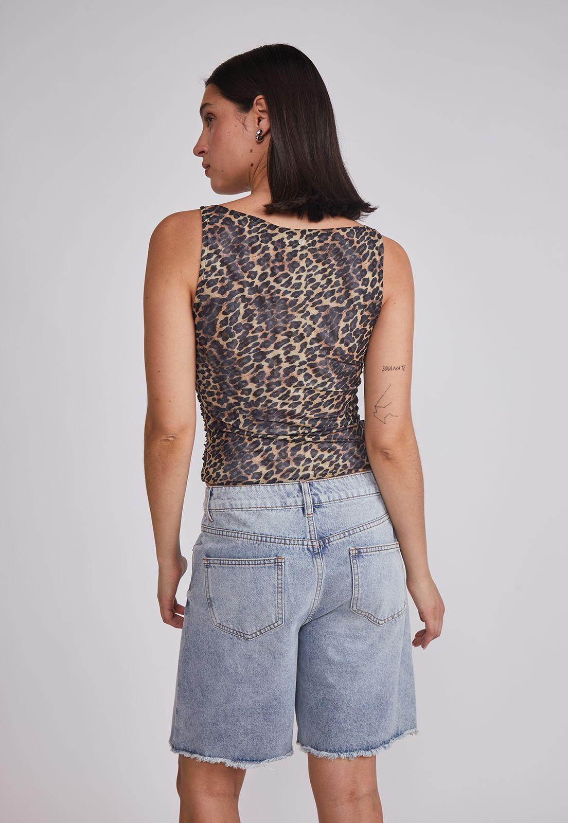 Peto Mujer Leopardo Mesh Beige Sioux-2