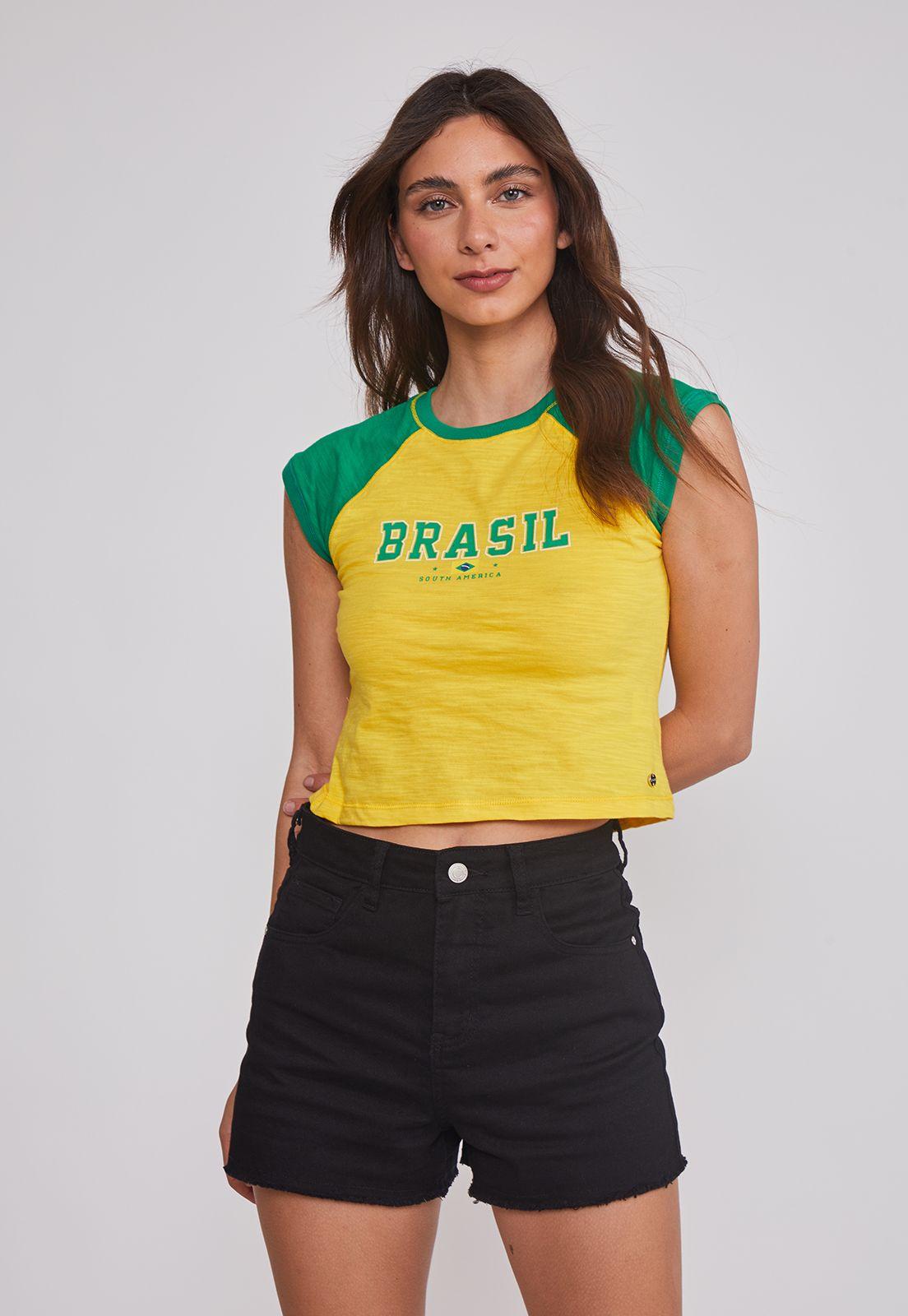 Polera Mujer Países Amarillo Sioux-0