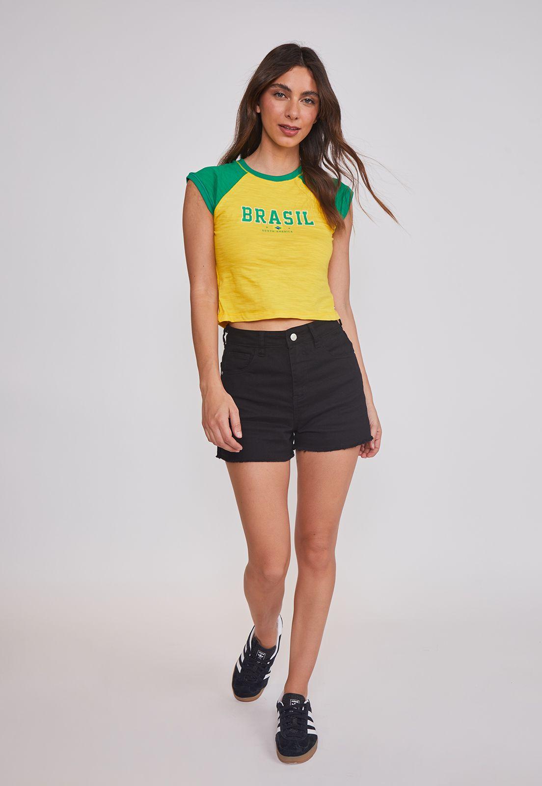 Polera Mujer Países Amarillo Sioux-4