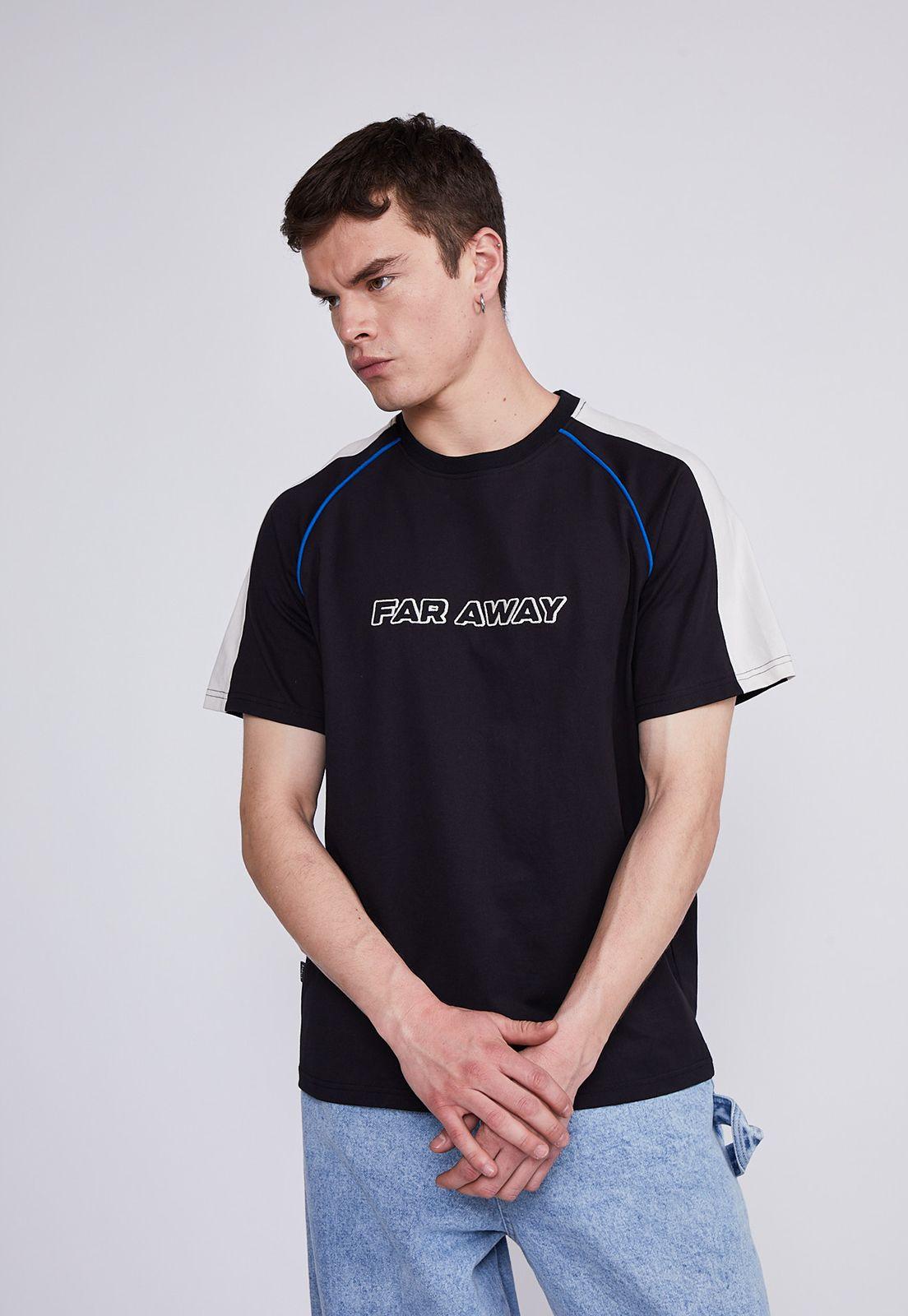 Polera Hombre Azul Bi Color Sioux-0