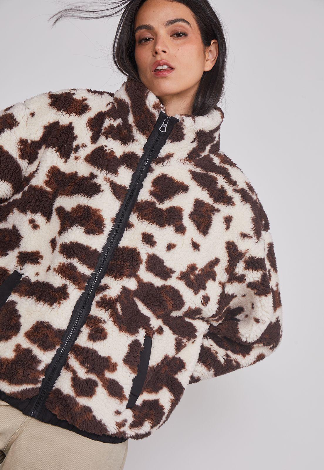 Polar Mujer Cow Print Café Sioux-3