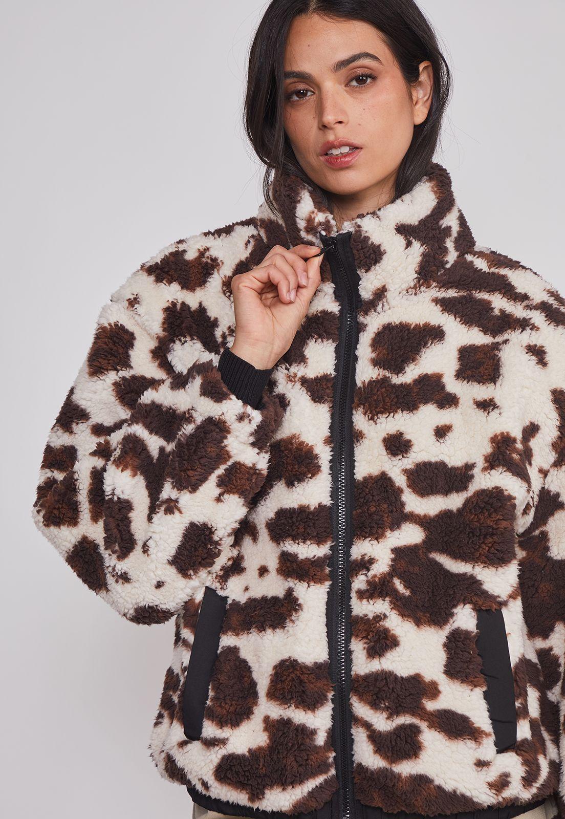 Polar Mujer Cow Print Café Sioux-4