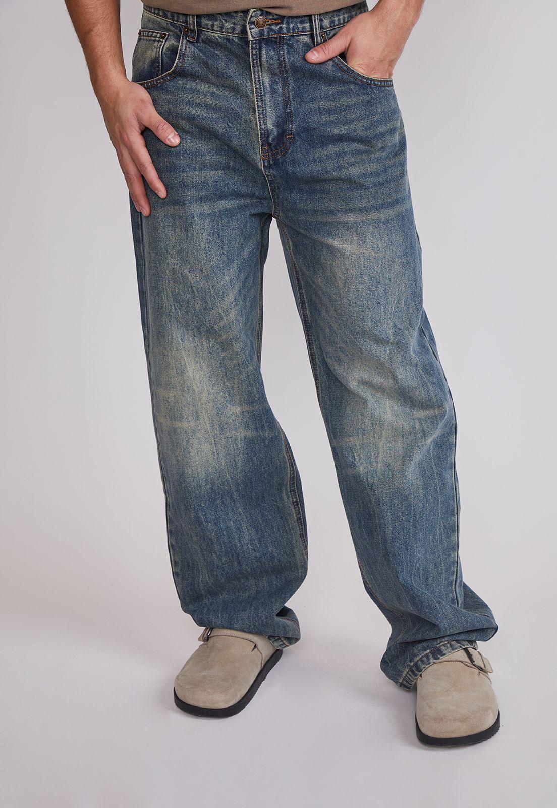 Jeans Hombre Loose Fit Celeste Sioux-0