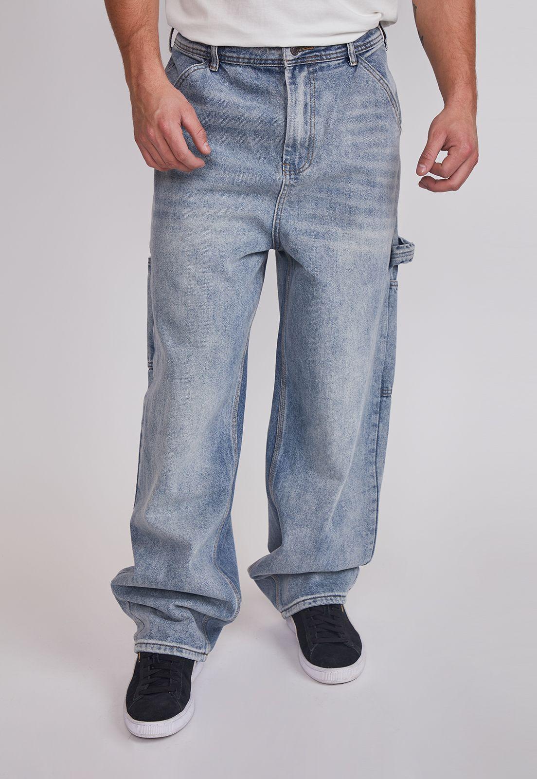Jeans Hombre Carpintero Celeste Sioux-0